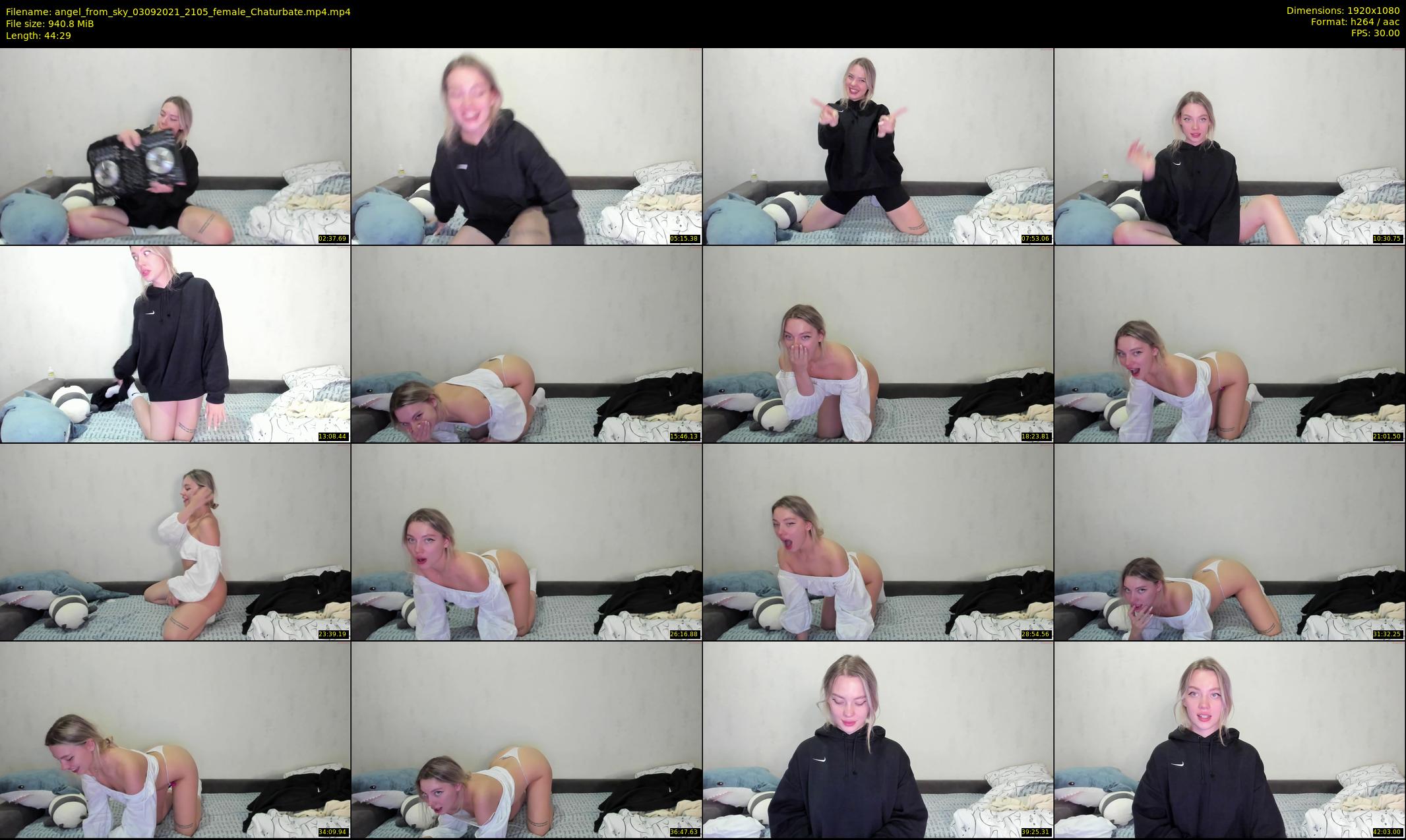 angel_from_sky — 45 minute Chaturbate female cam show recording, 1080p, Sep 3, 2021