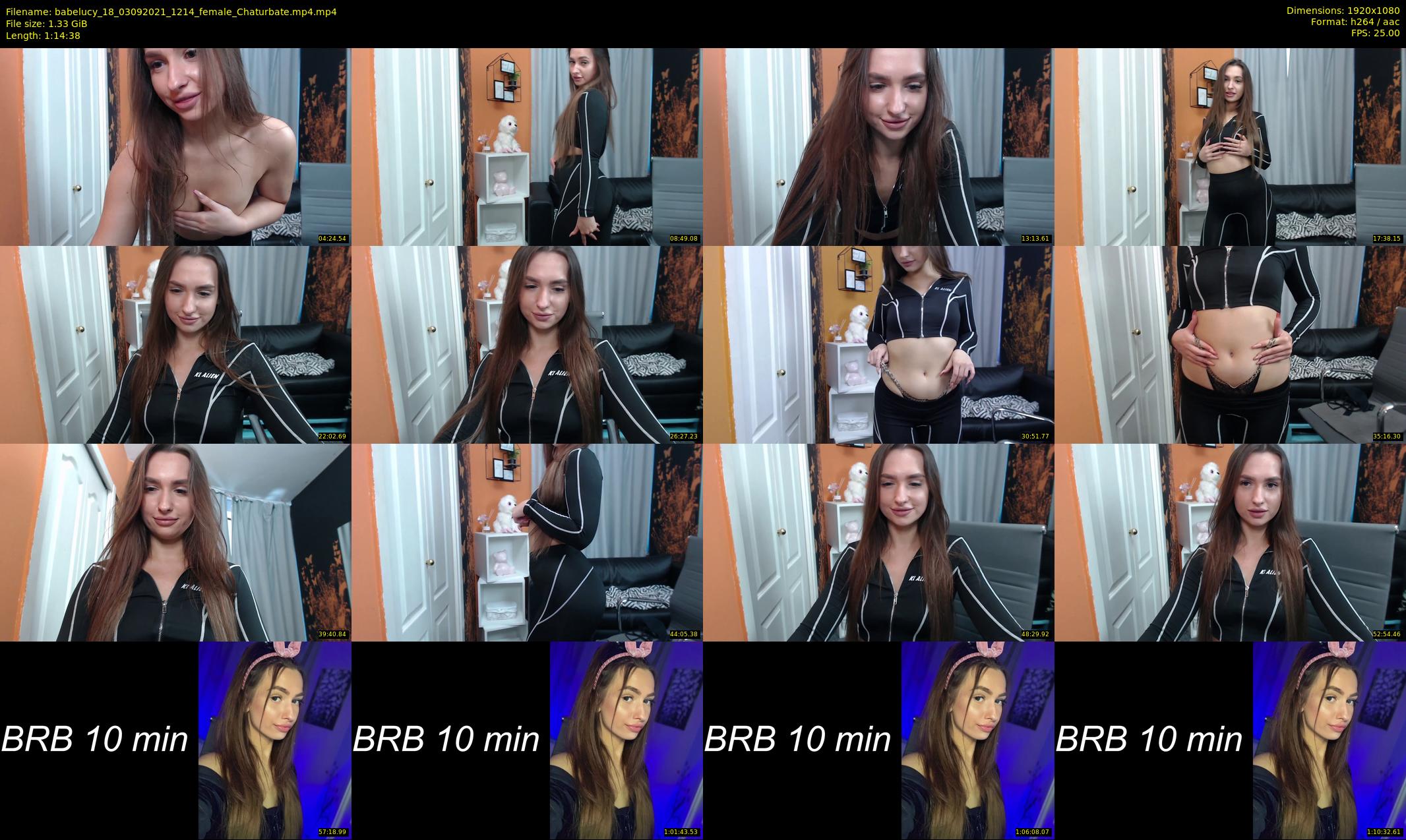 babelucy_18 — 75 minute Chaturbate female cam show recording, 1080p, Sep 3, 2021