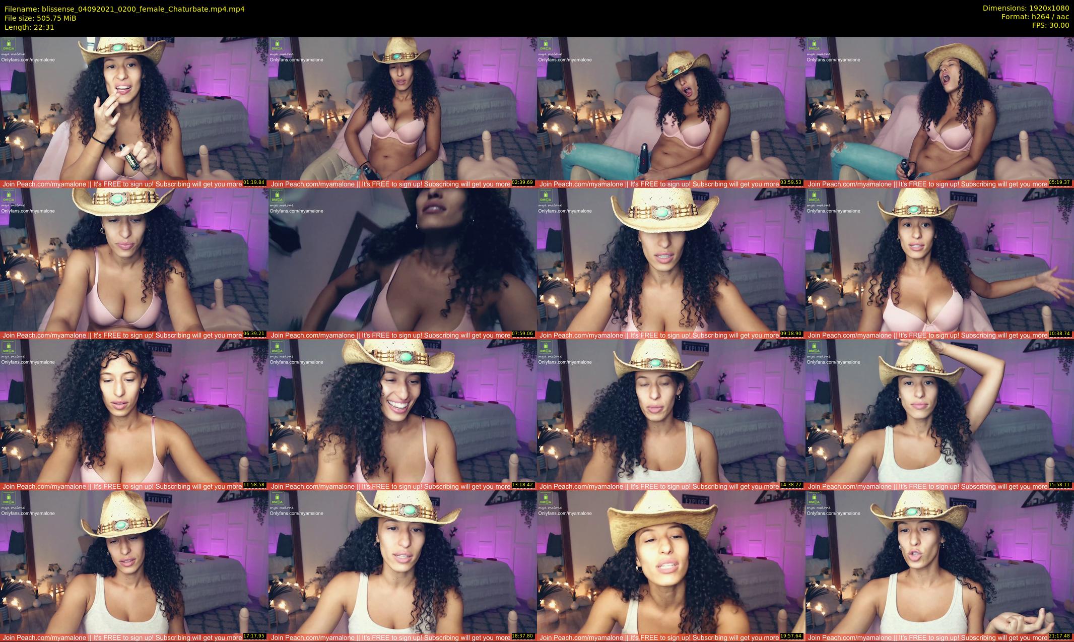 blissense — 23 minute Chaturbate female cam show recording, 1080p, Sep 4, 2021