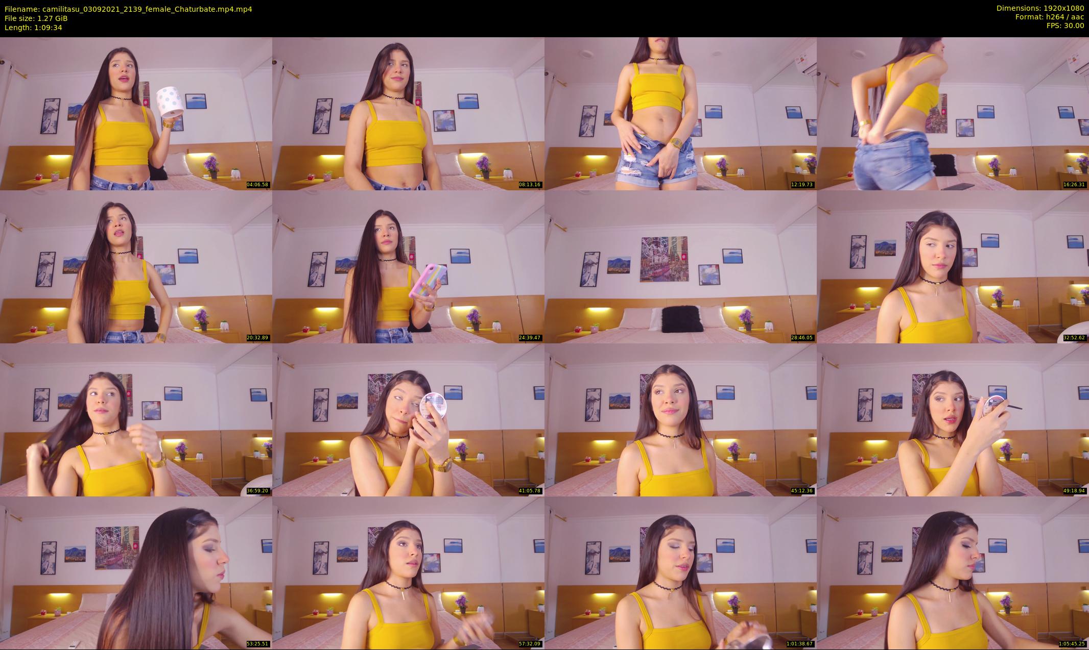 camilitasu — 70 minute Chaturbate female cam show recording, 1080p, Sep 3, 2021