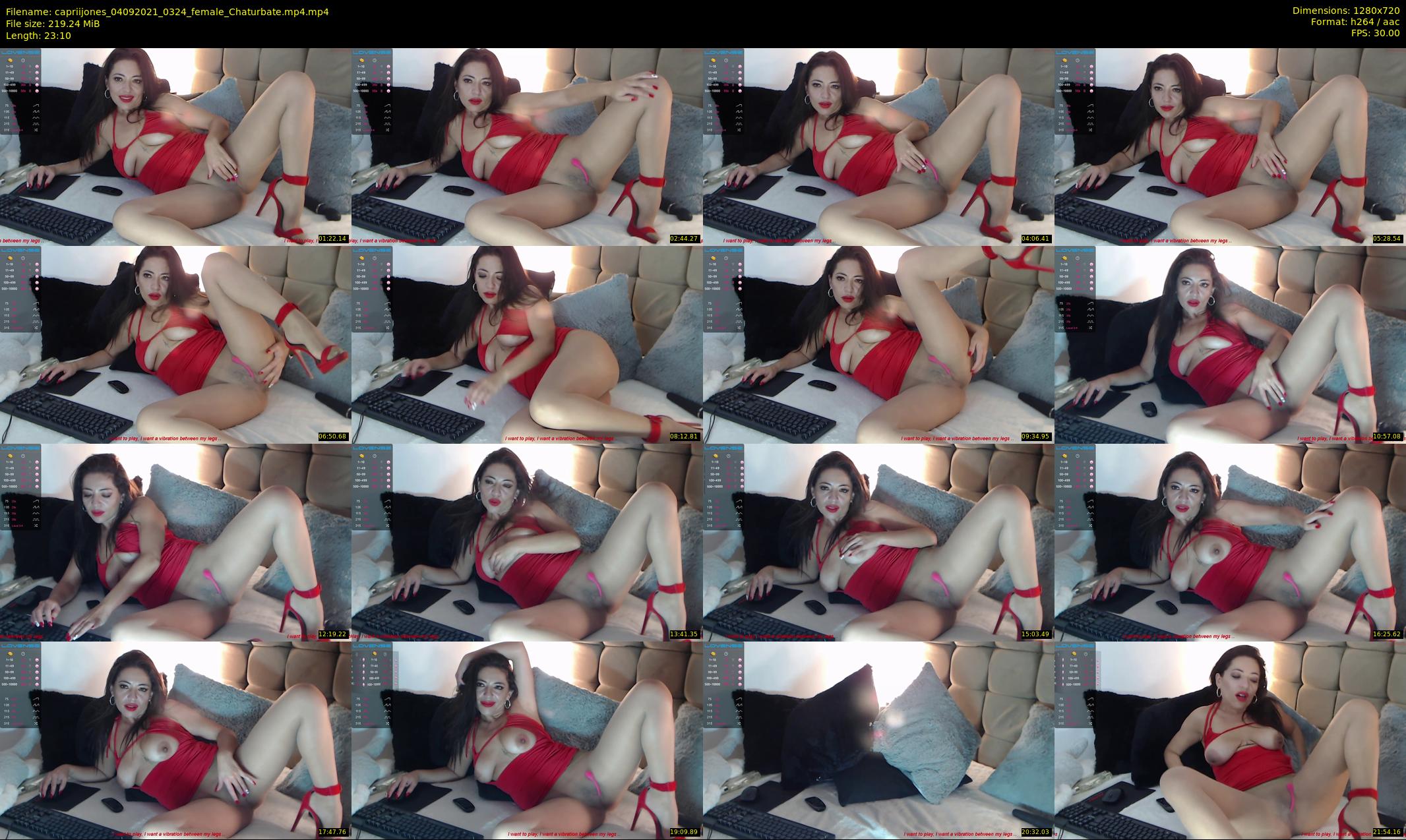 capriijones — 24 minute Chaturbate female cam show recording, 720p, Sep 4, 2021