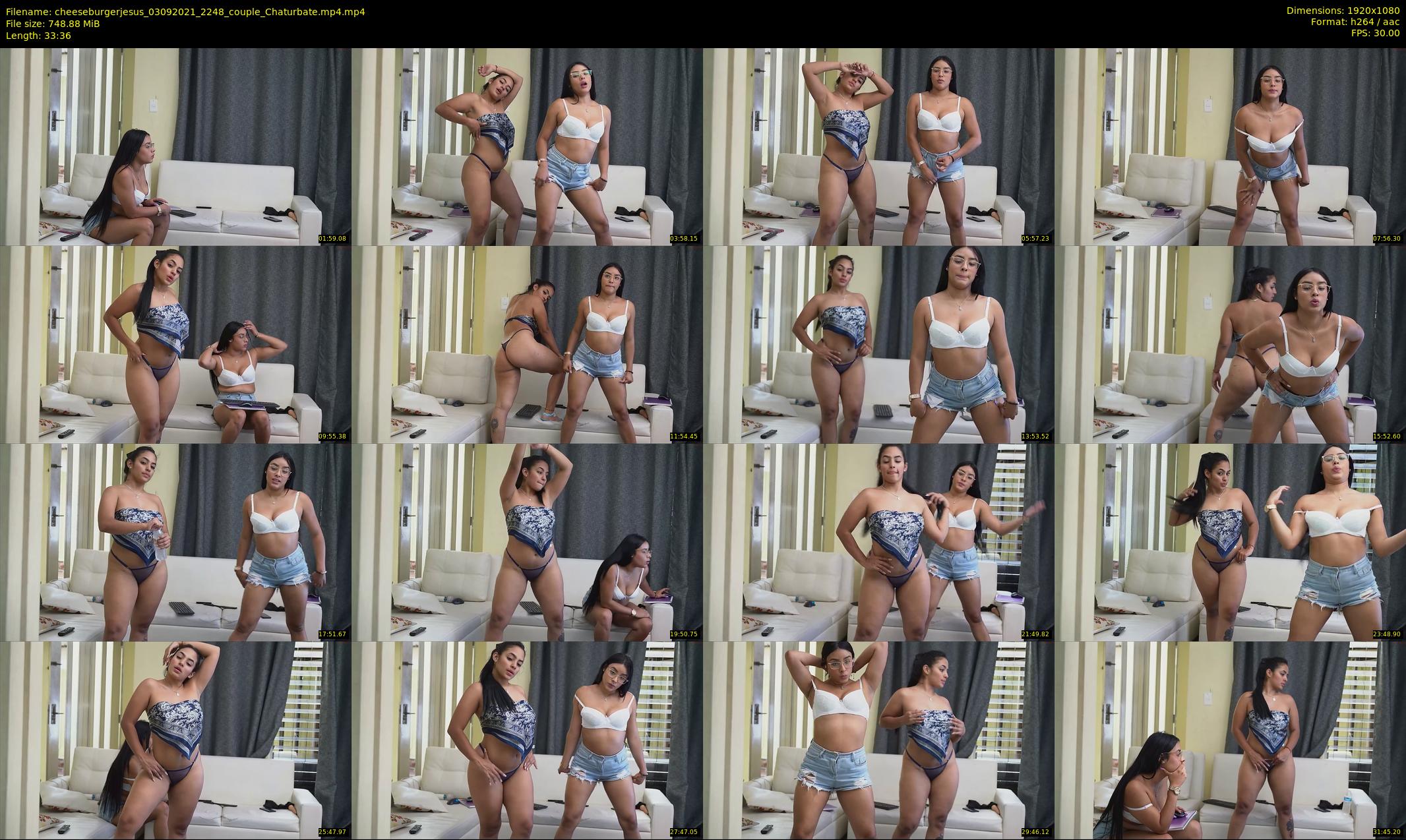 cheeseburgerjesus — 34 minute Chaturbate couple cam show recording, 1080p, Sep 3, 2021