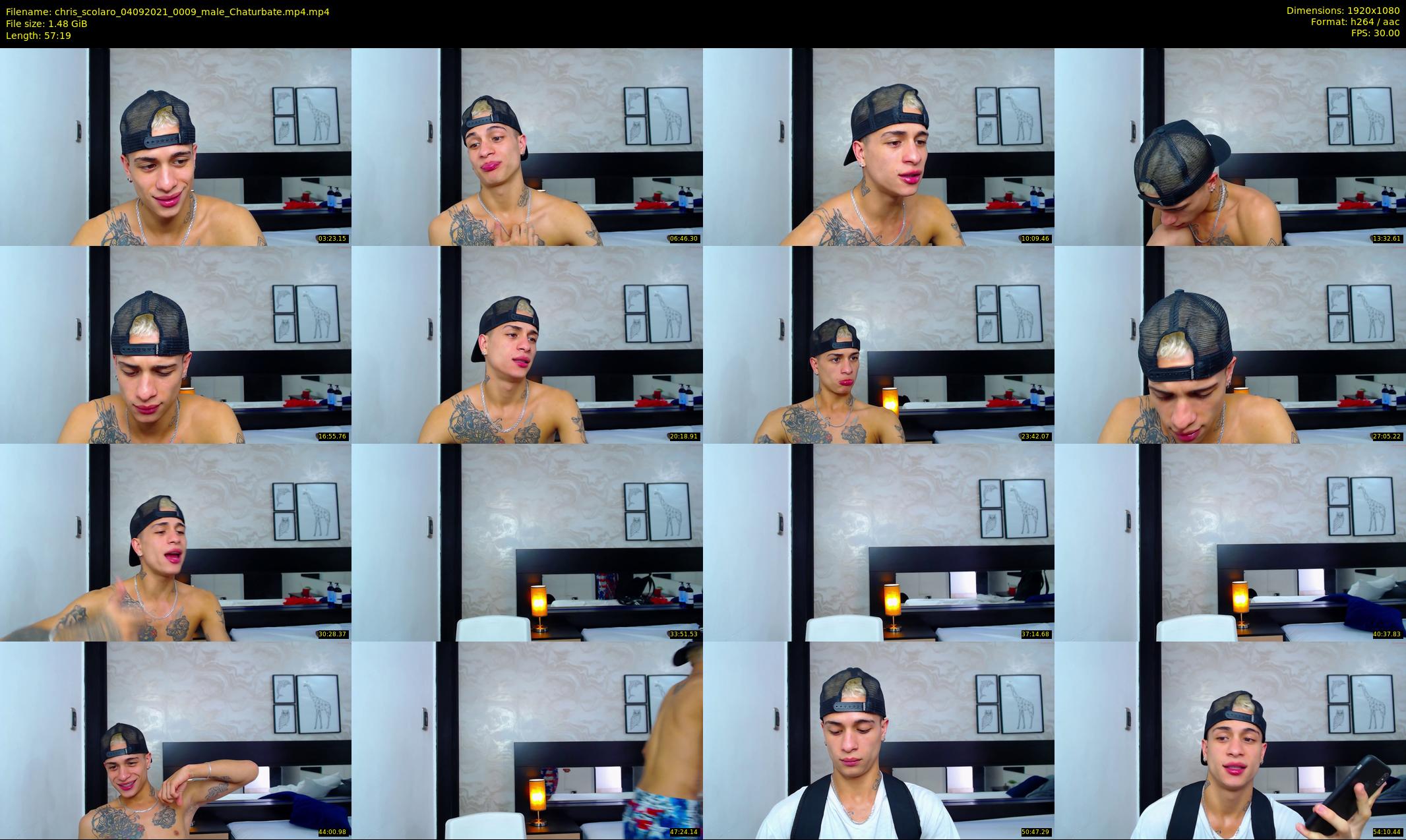 chris_scolaro — 58 minute Chaturbate male cam show recording, 1080p, Sep 4, 2021