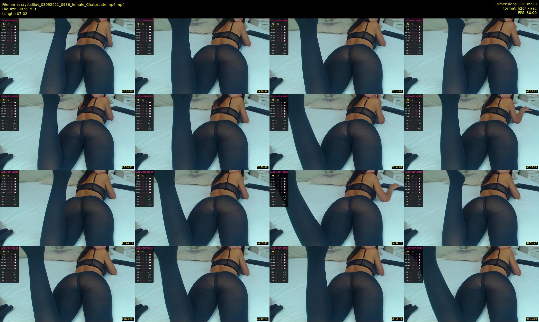 crystallluv — 8 minute Chaturbate female cam show recording, 720p, Sep 3, 2021