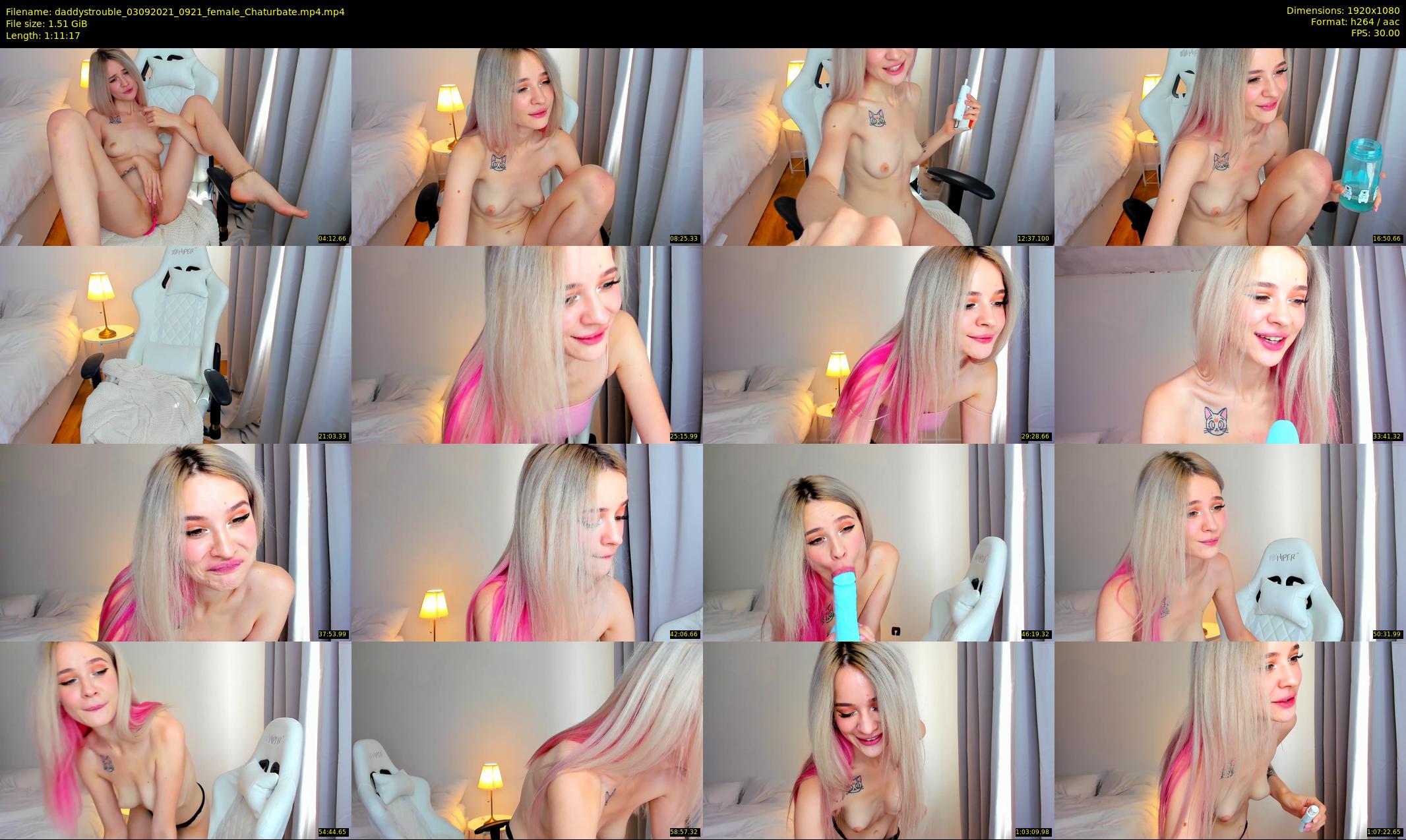 daddystrouble — 72 minute Chaturbate female cam show recording, 1080p, Sep 3, 2021