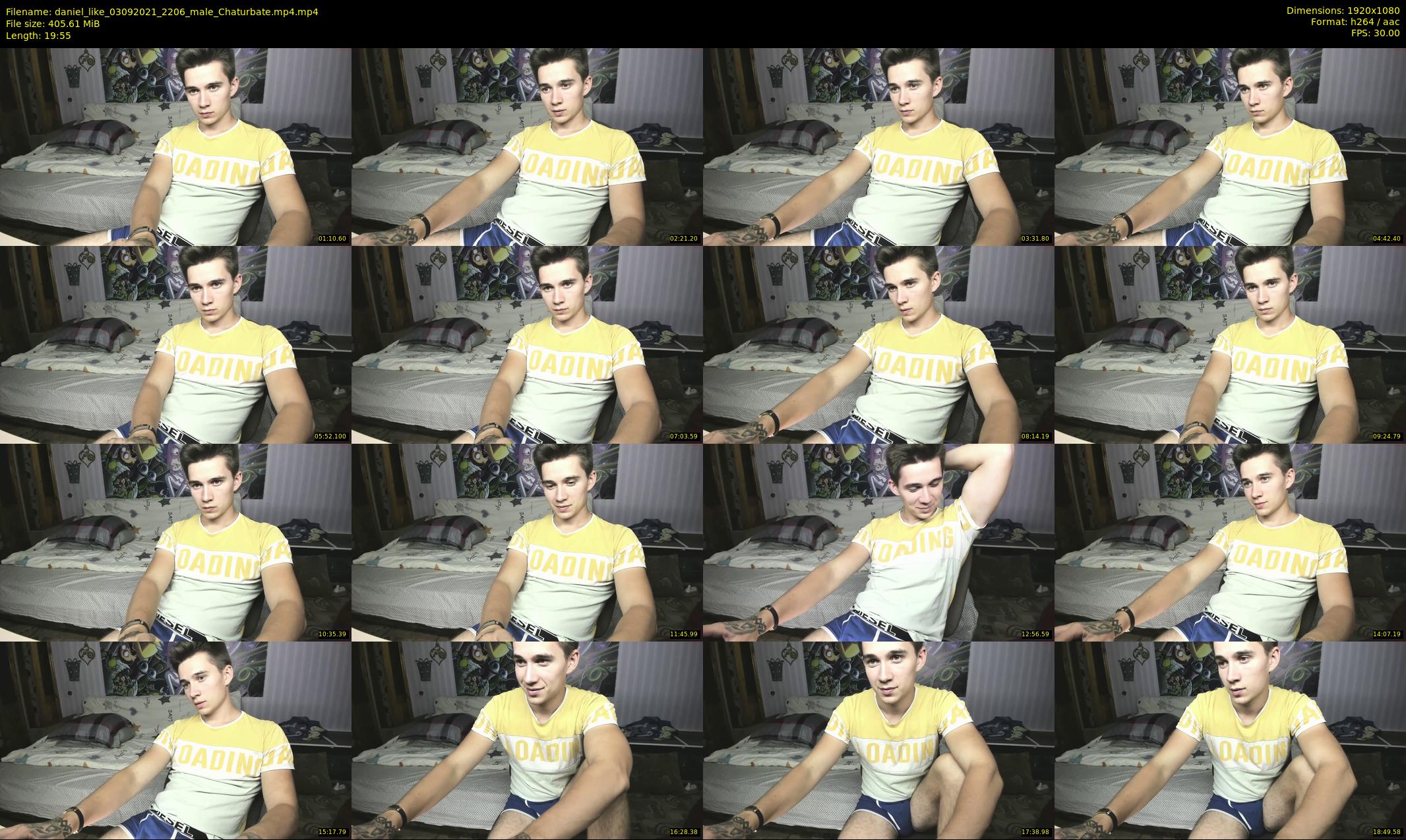 daniel_like — 20 minute Chaturbate male cam show recording, 1080p, Sep 3, 2021