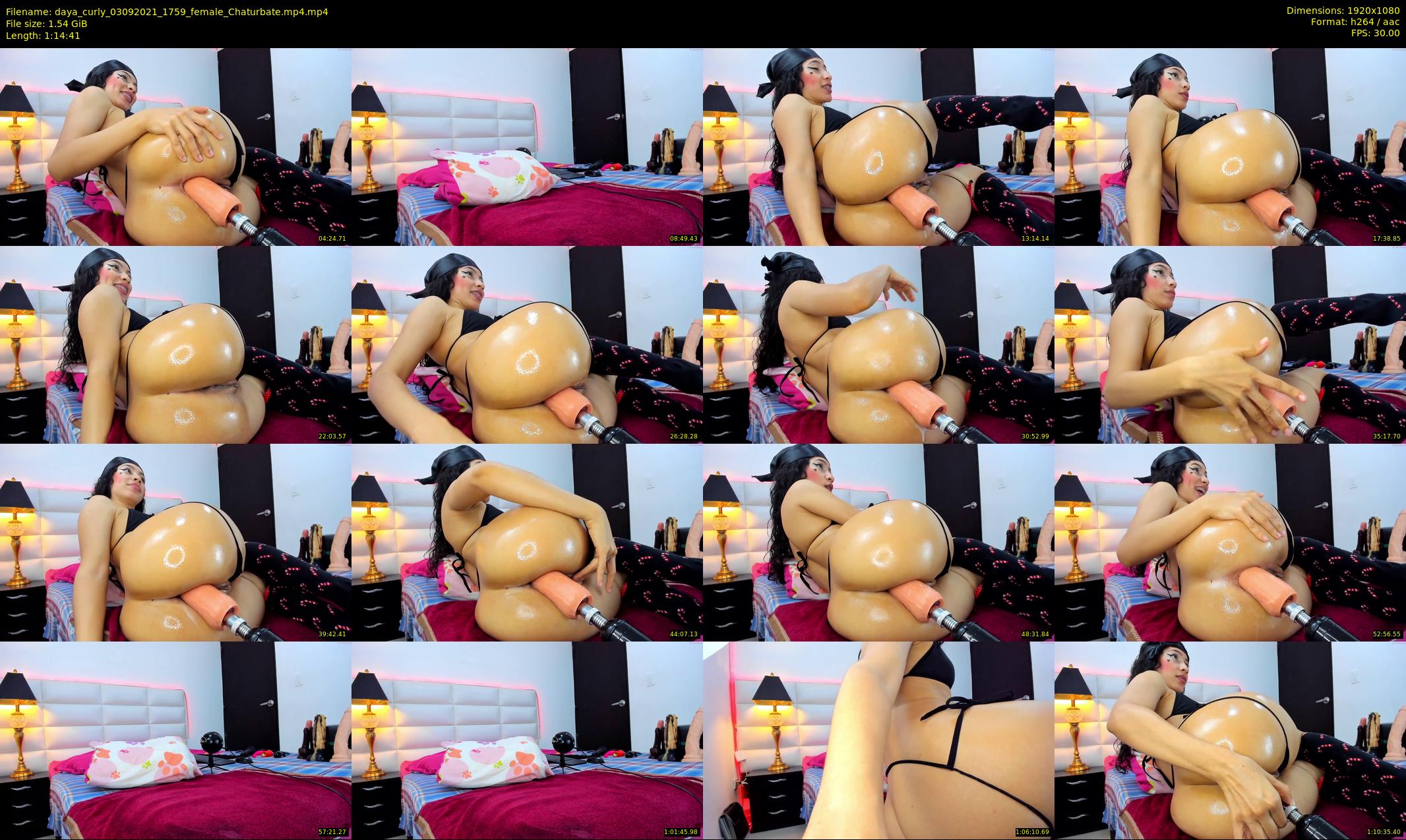 daya_curly — 75 minute Chaturbate female cam show recording, 1080p, Sep 3, 2021