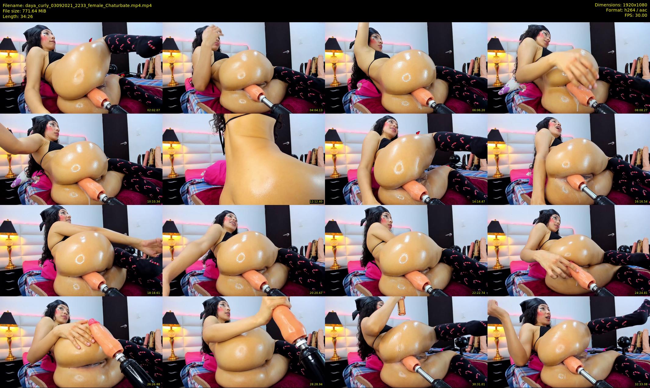 daya_curly — 35 minute Chaturbate female cam show recording, 1080p, Sep 3, 2021