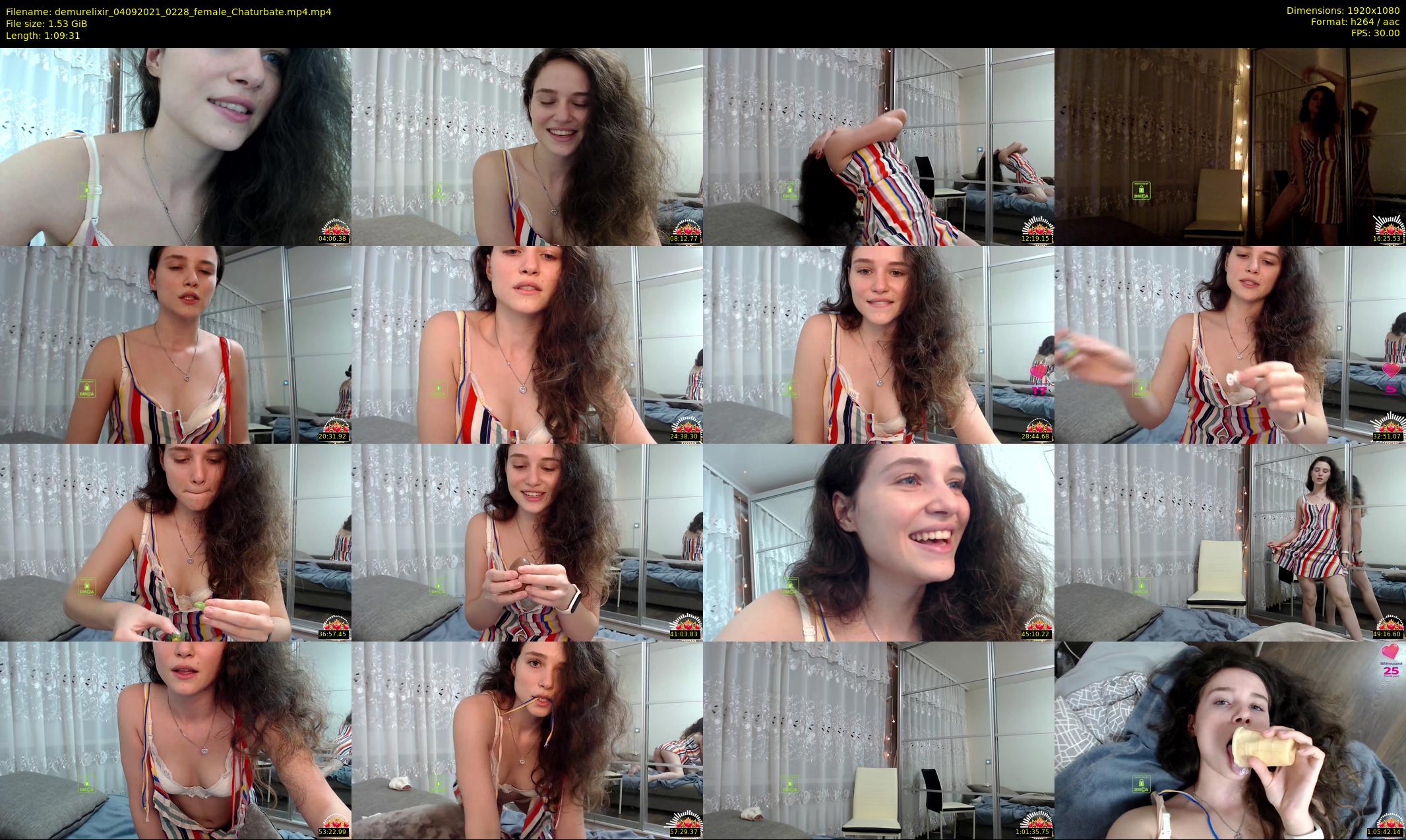 demurelixir — 70 minute Chaturbate female cam show recording, 1080p, Sep 4, 2021