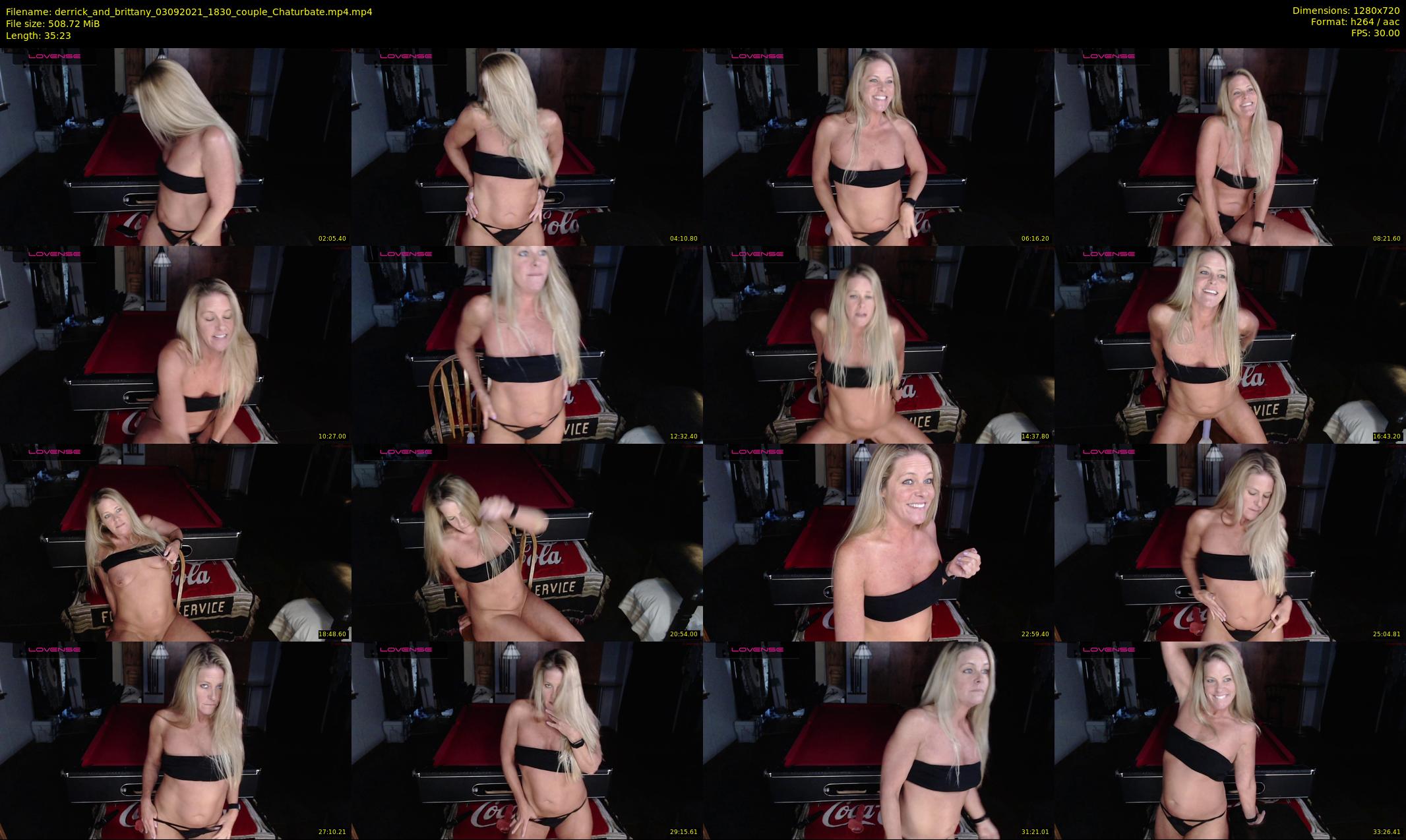 derrick_and_brittany — 36 minute Chaturbate couple cam show recording, 720p, Sep 3, 2021