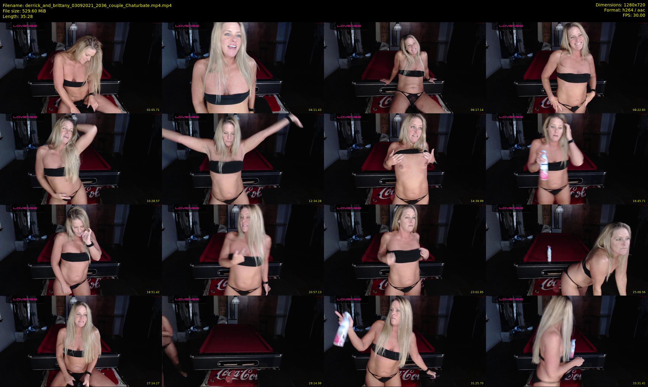 derrick_and_brittany — 36 minute Chaturbate couple cam show recording, 720p, Sep 3, 2021