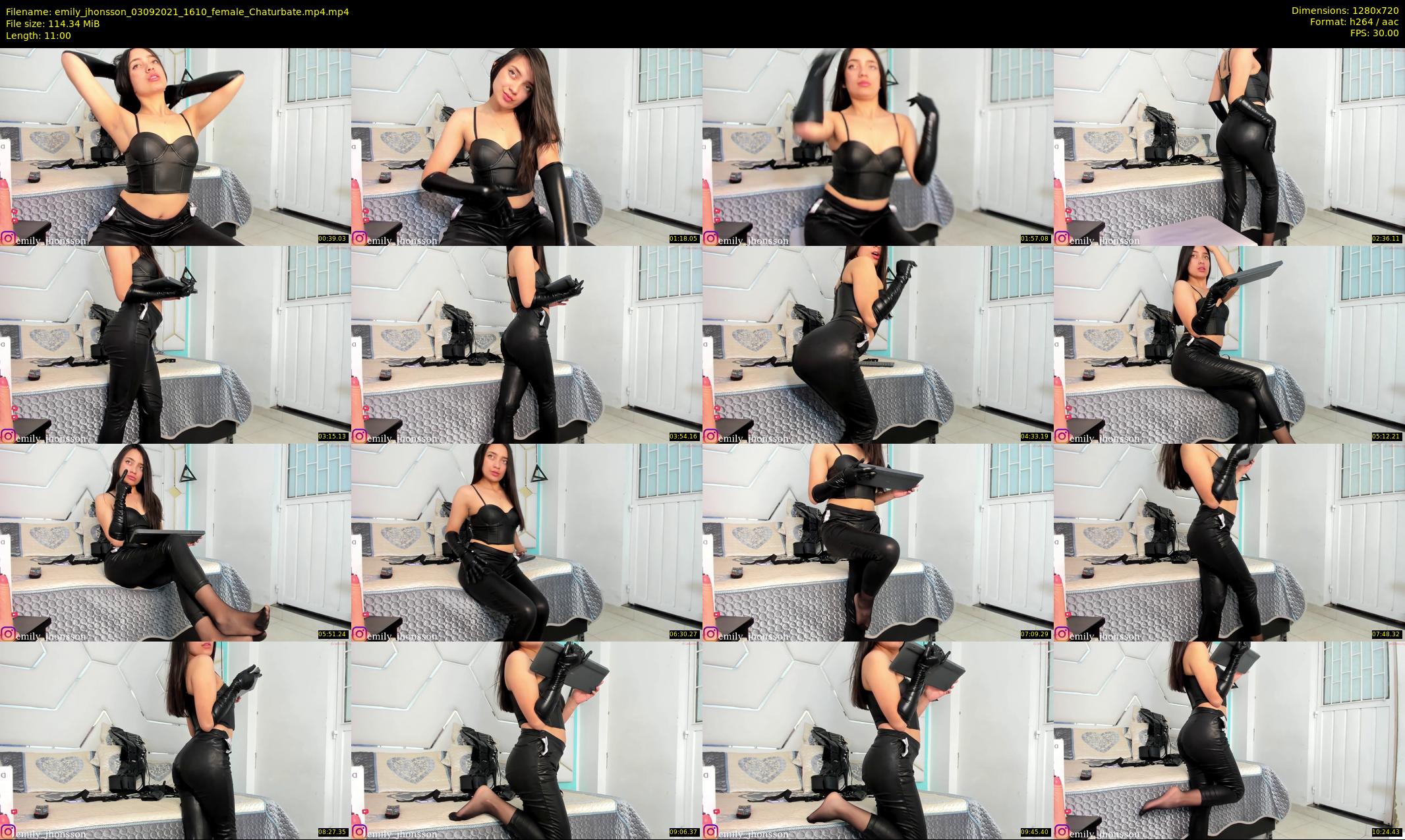 emily_jhonsson — 11 minute Chaturbate female cam show recording, 720p, Sep 3, 2021