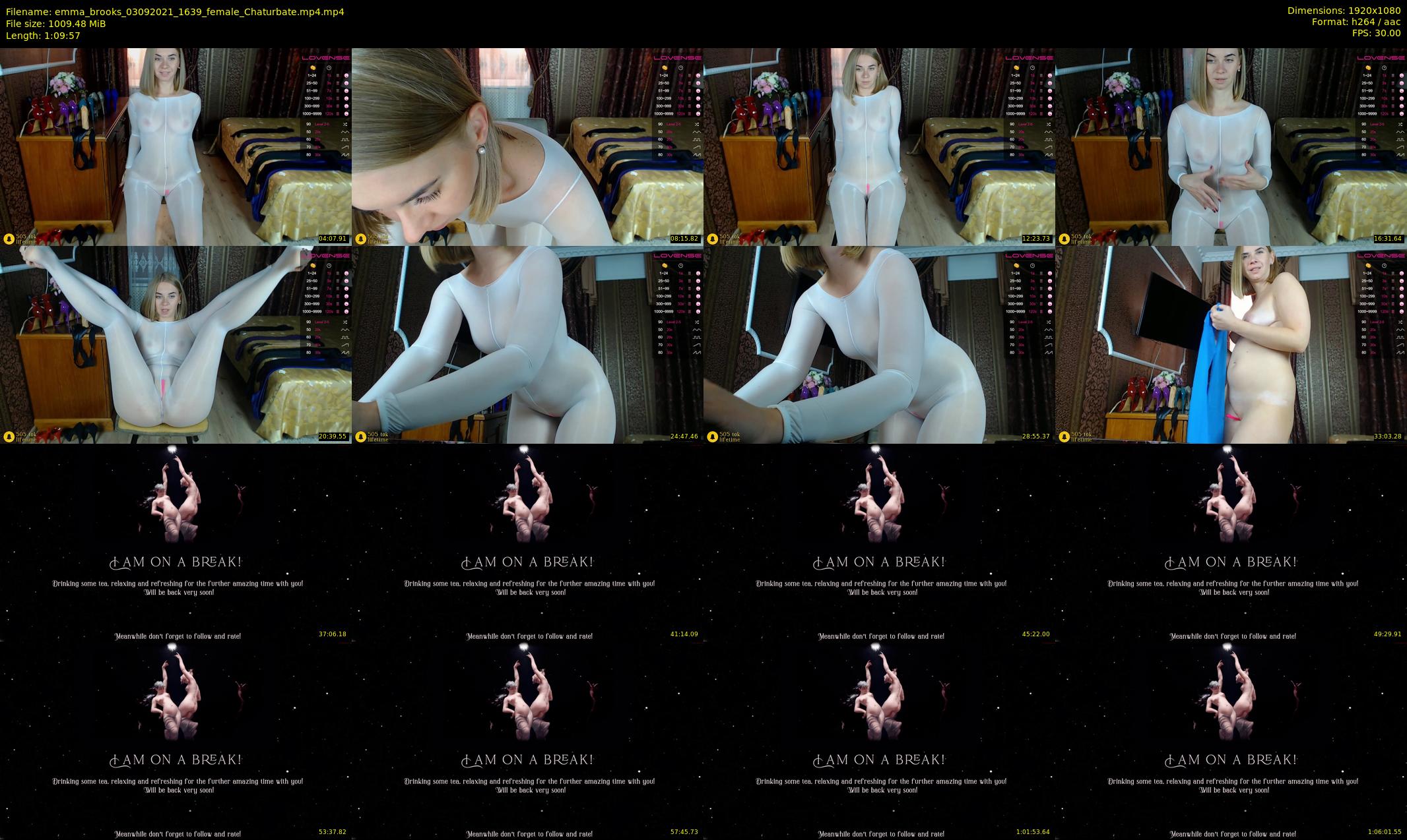 emma_brooks — 70 minute Chaturbate female cam show recording, 1080p, Sep 3, 2021