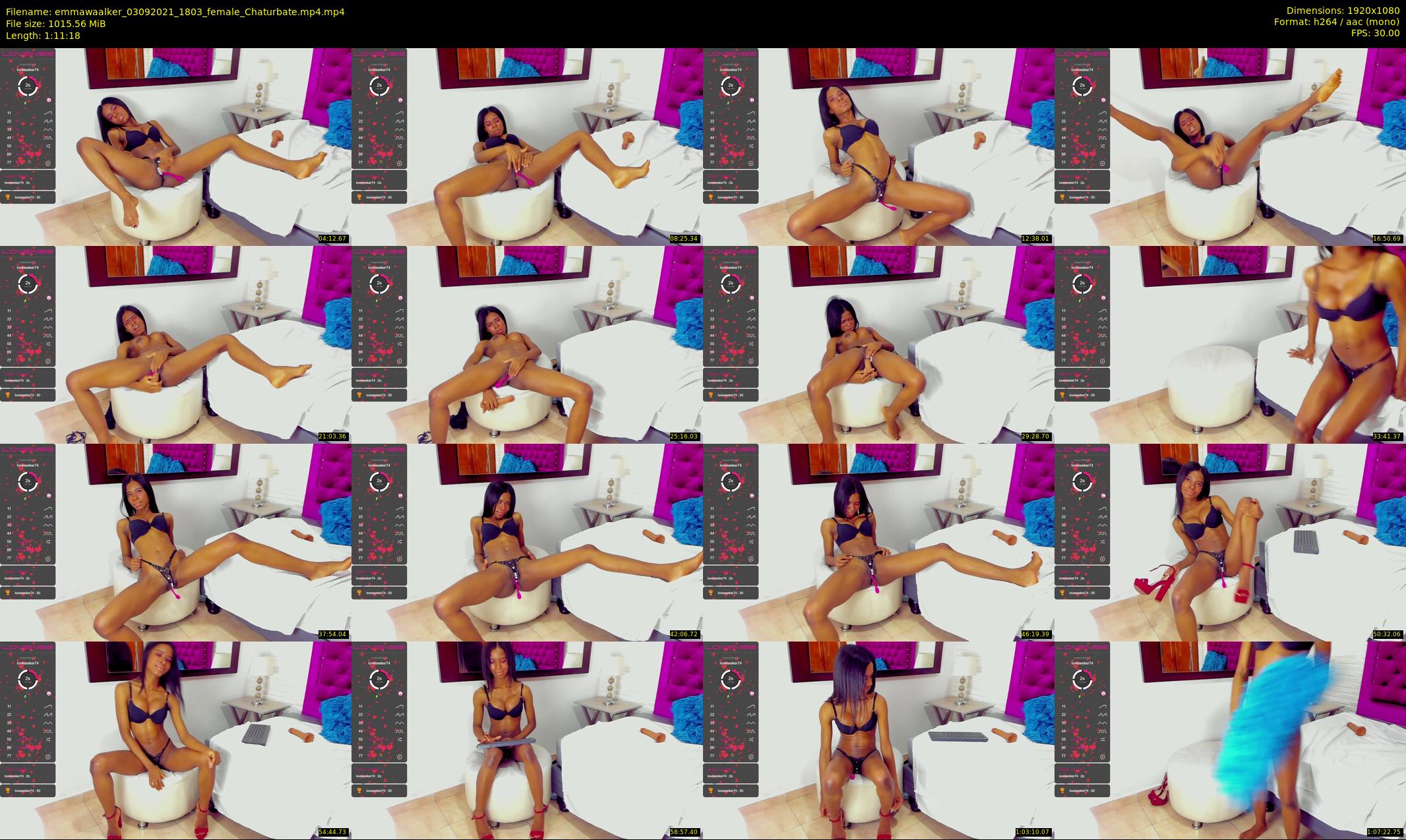 emmawaalker — 72 minute Chaturbate female cam show recording, 1080p, Sep 3, 2021