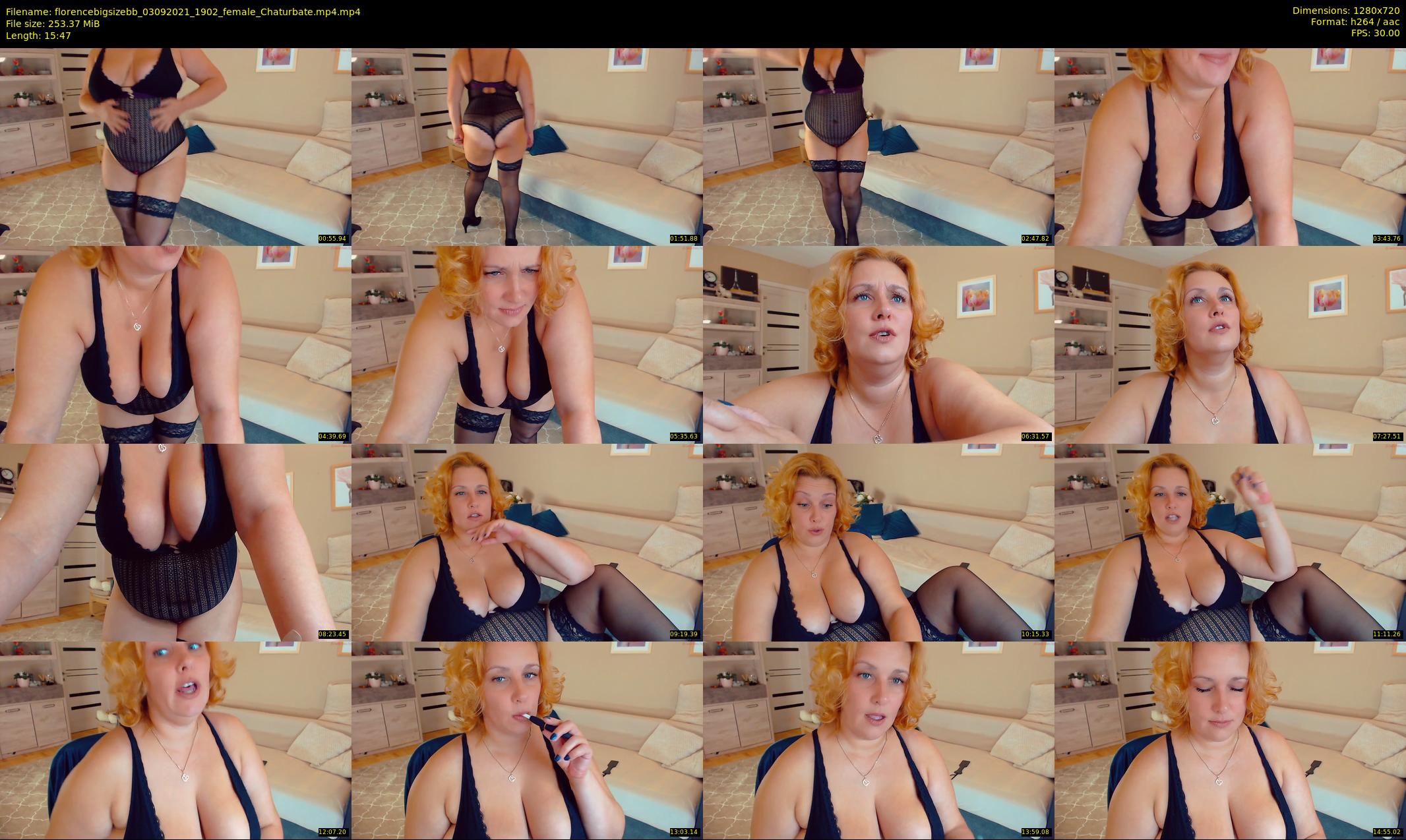 florencebigsizebb — 16 minute Chaturbate female cam show recording, 720p, Sep 3, 2021
