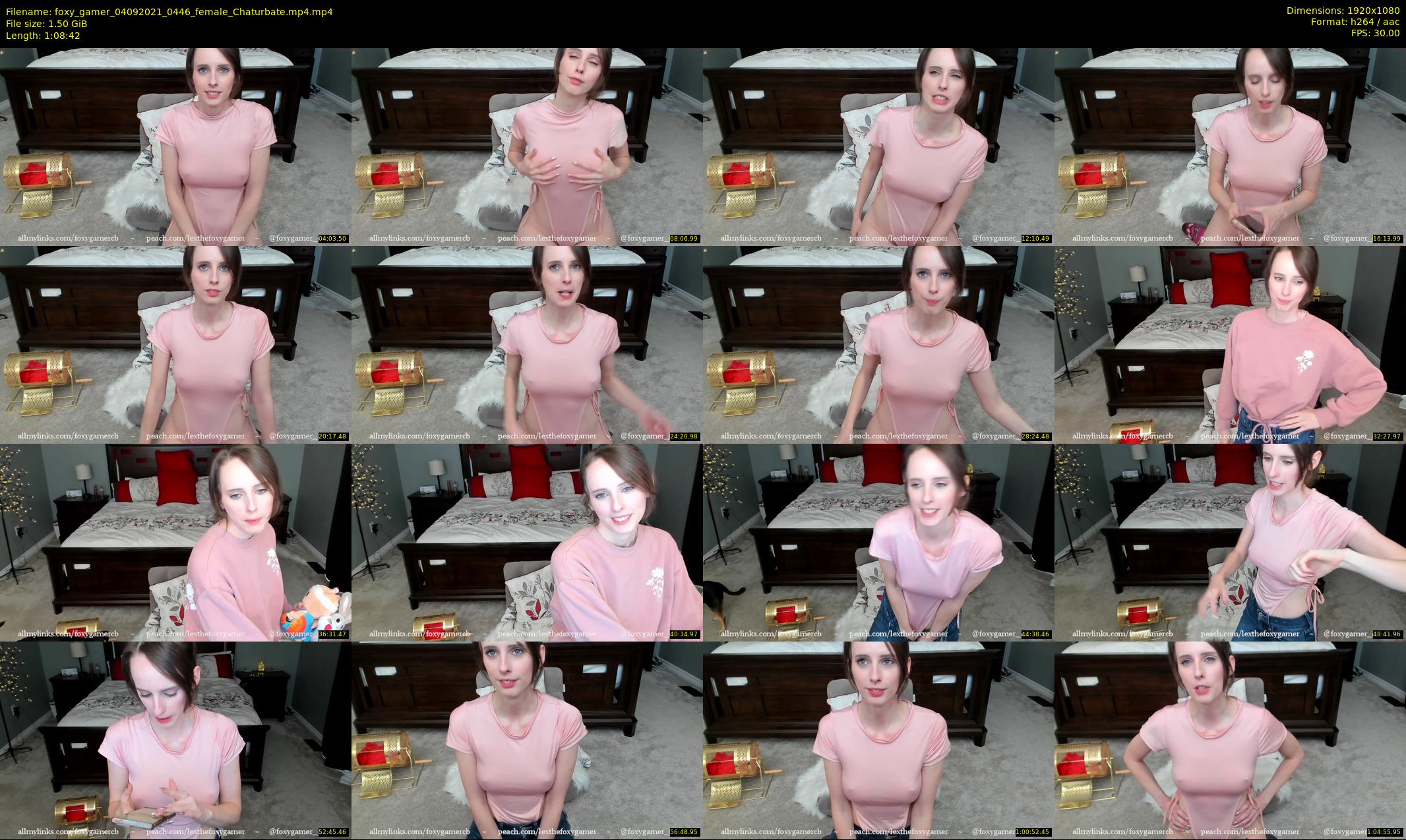 foxy_gamer — 69 minute Chaturbate female cam show recording, 1080p, Sep 4, 2021