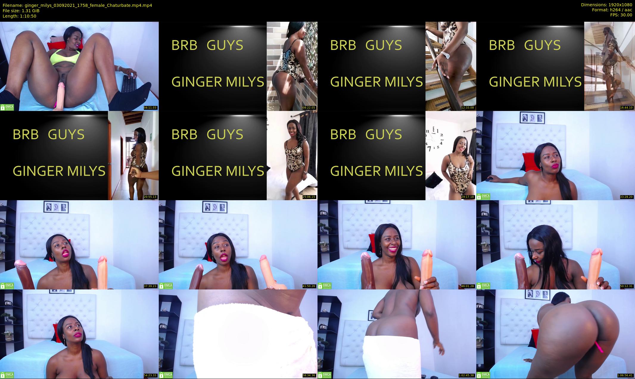 ginger_milys — 71 minute Chaturbate female cam show recording, 1080p, Sep 3, 2021