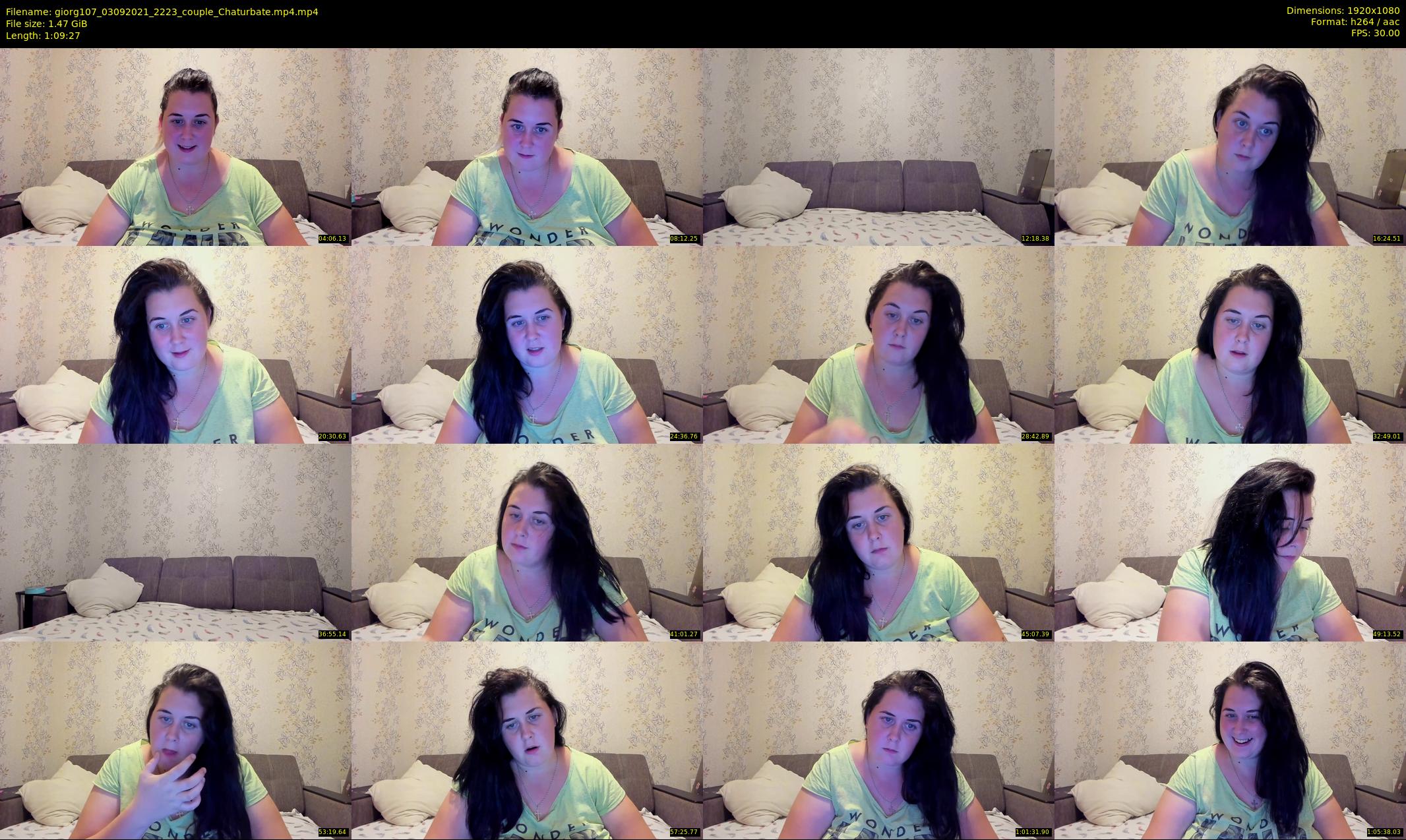 giorg107 — 70 minute Chaturbate couple cam show recording, 1080p, Sep 3, 2021