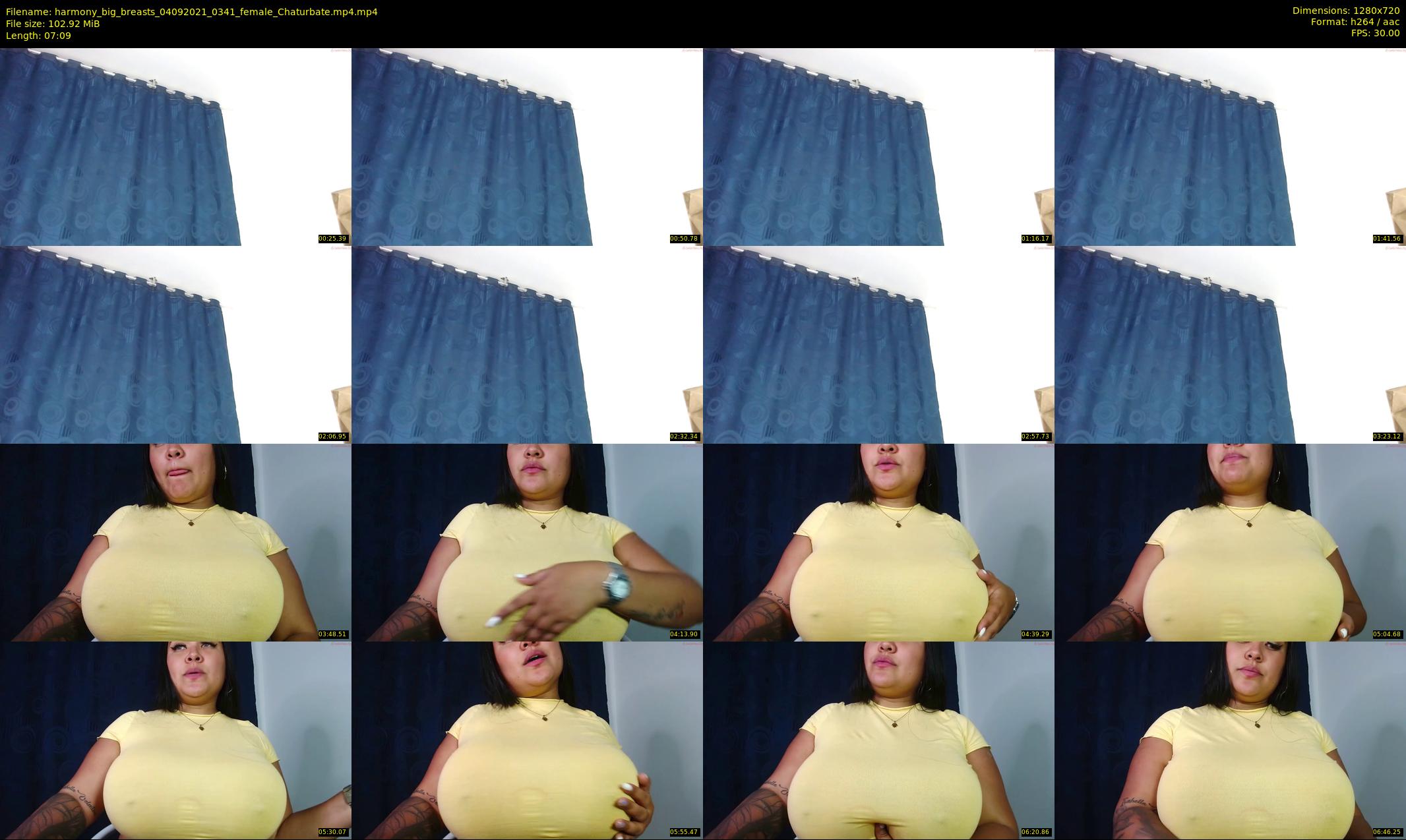 harmony_big_breasts — 8 minute Chaturbate female cam show recording, 720p, Sep 4, 2021