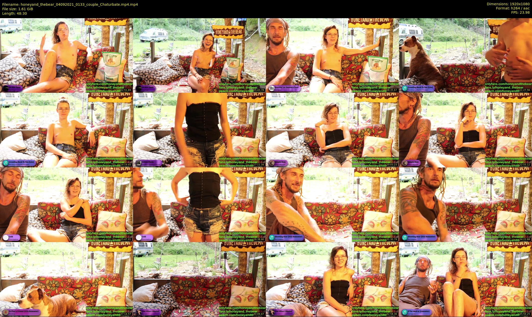 honeyand_thebear — 49 minute Chaturbate couple cam show recording, 1080p, Sep 4, 2021