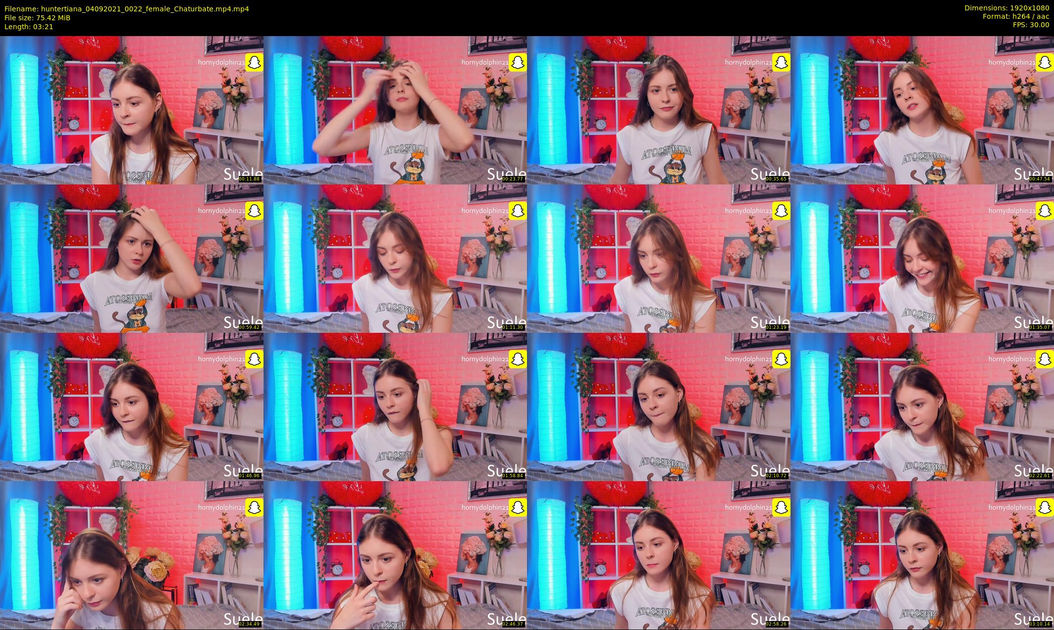 huntertiana — 4 minute Chaturbate female cam show recording, 1080p, Sep 4, 2021