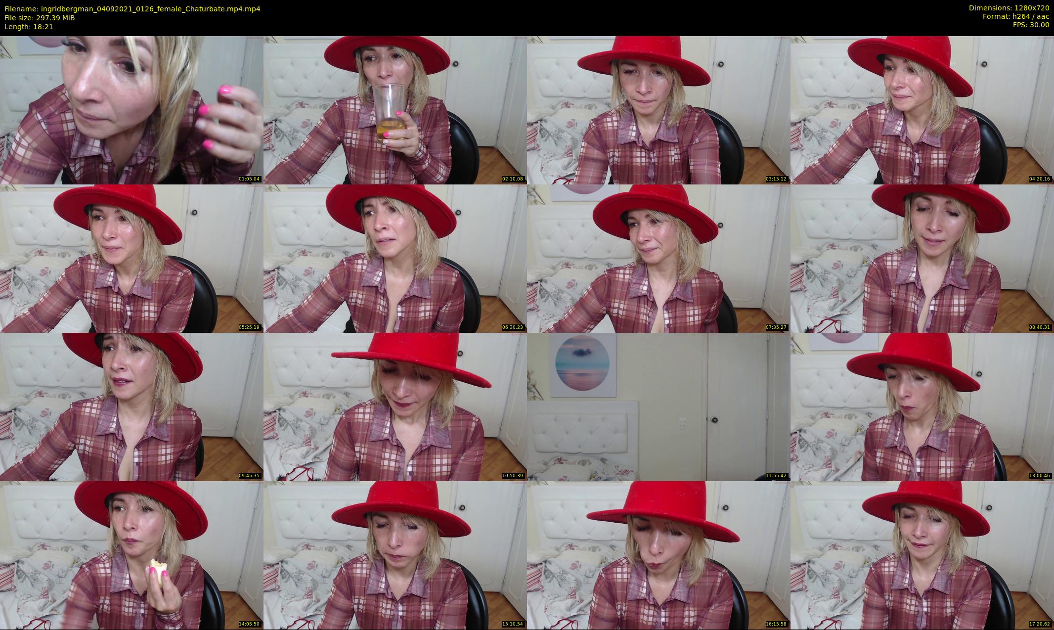 ingridbergman — 19 minute Chaturbate female cam show recording, 720p, Sep 4, 2021