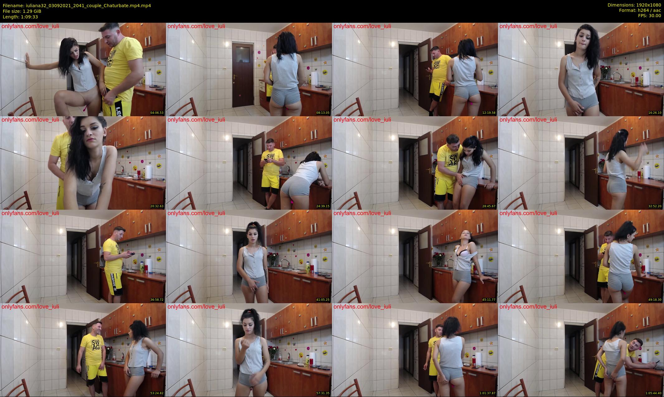 iuliana32 — 70 minute Chaturbate couple cam show recording, 1080p, Sep 3, 2021