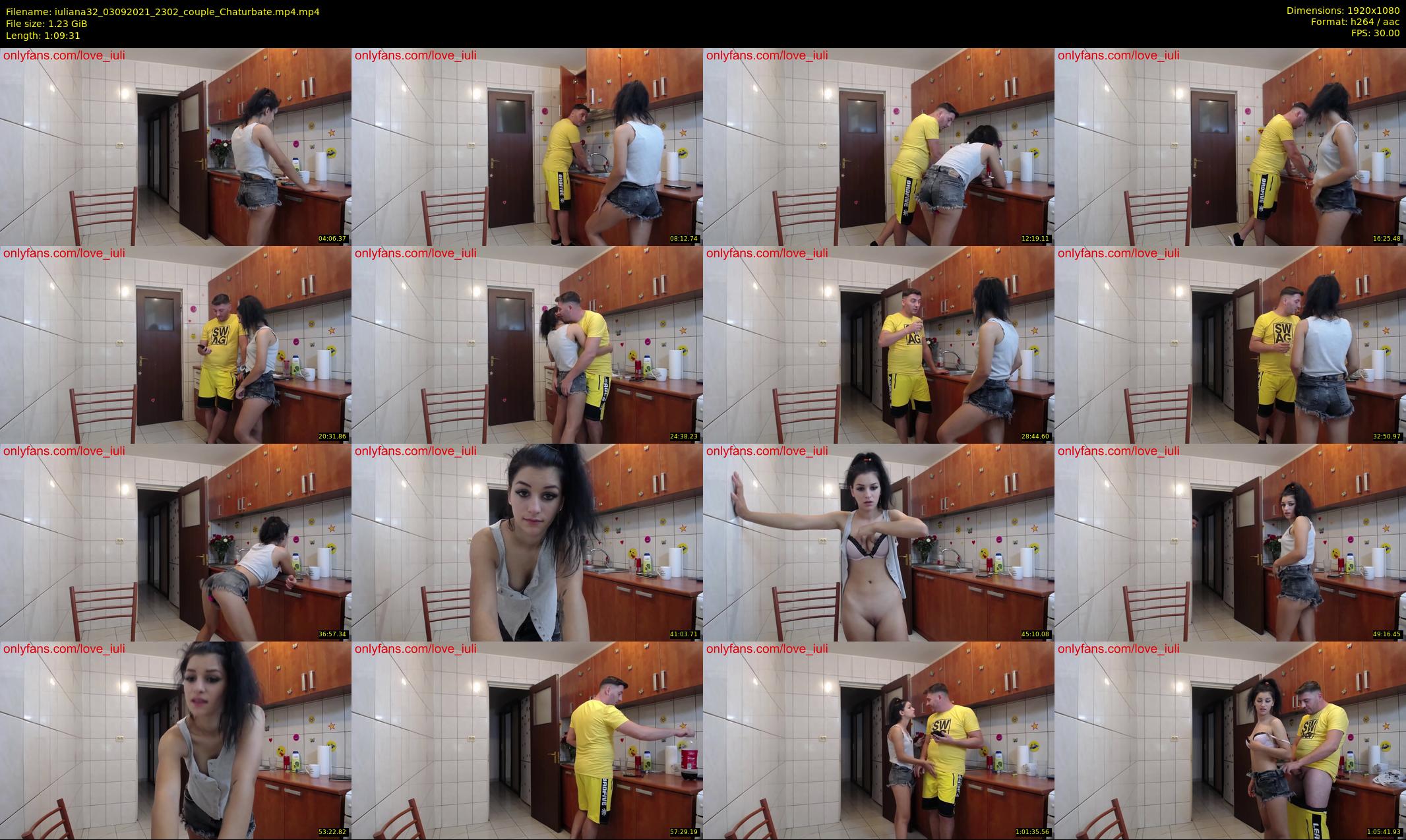 iuliana32 — 70 minute Chaturbate couple cam show recording, 1080p, Sep 3, 2021