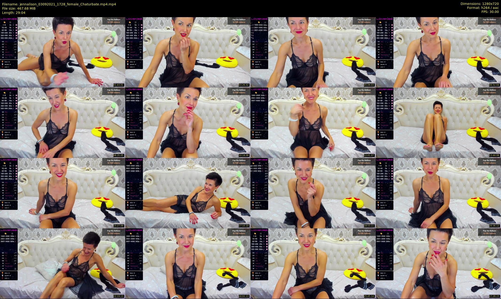 jennalison — 30 minute Chaturbate female cam show recording, 720p, Sep 3, 2021