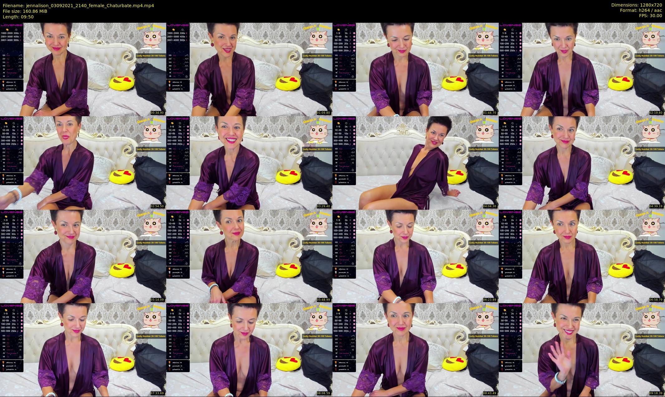 jennalison — 10 minute Chaturbate female cam show recording, 720p, Sep 3, 2021