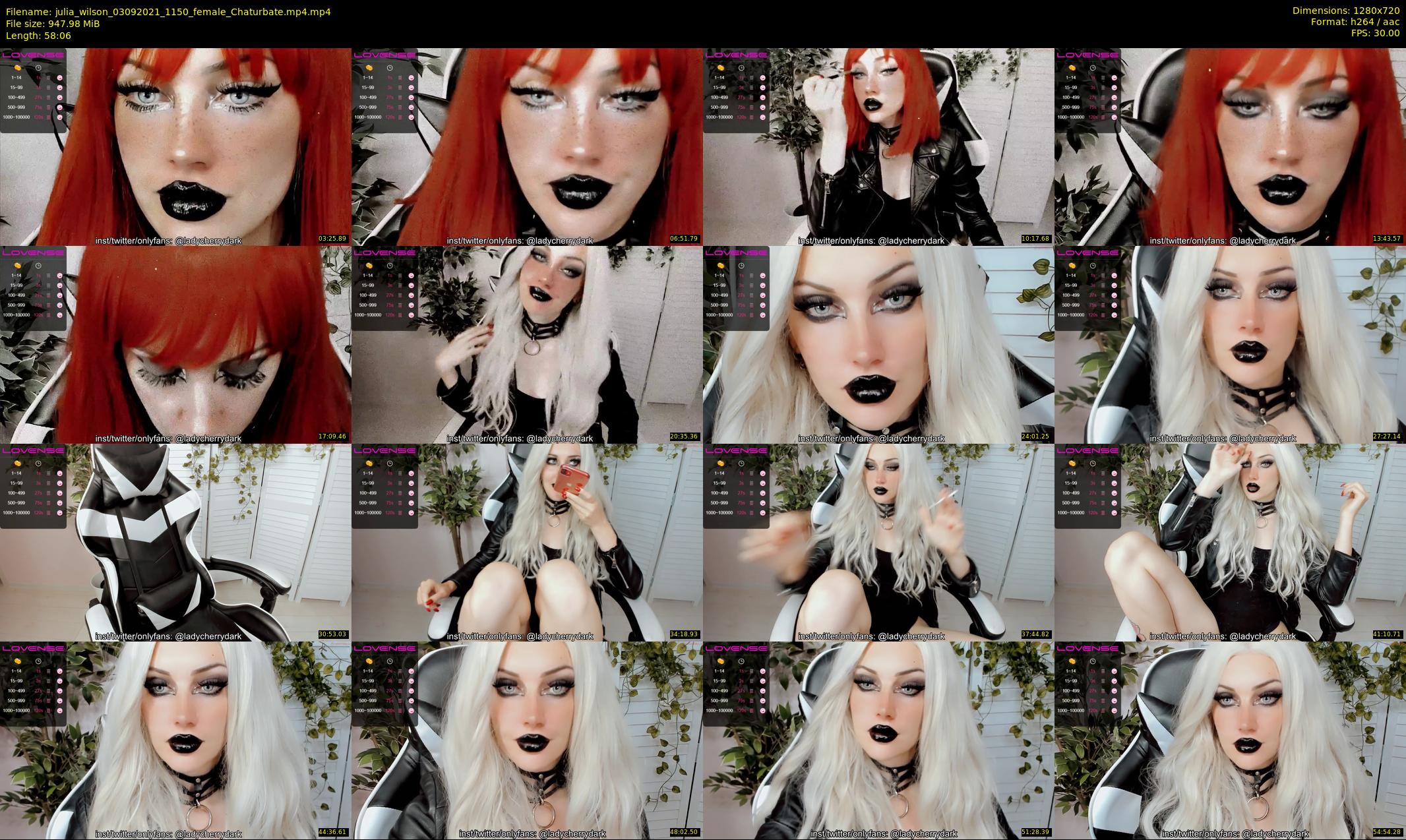 julia_wilson — 59 minute Chaturbate female cam show recording, 720p, Sep 3, 2021