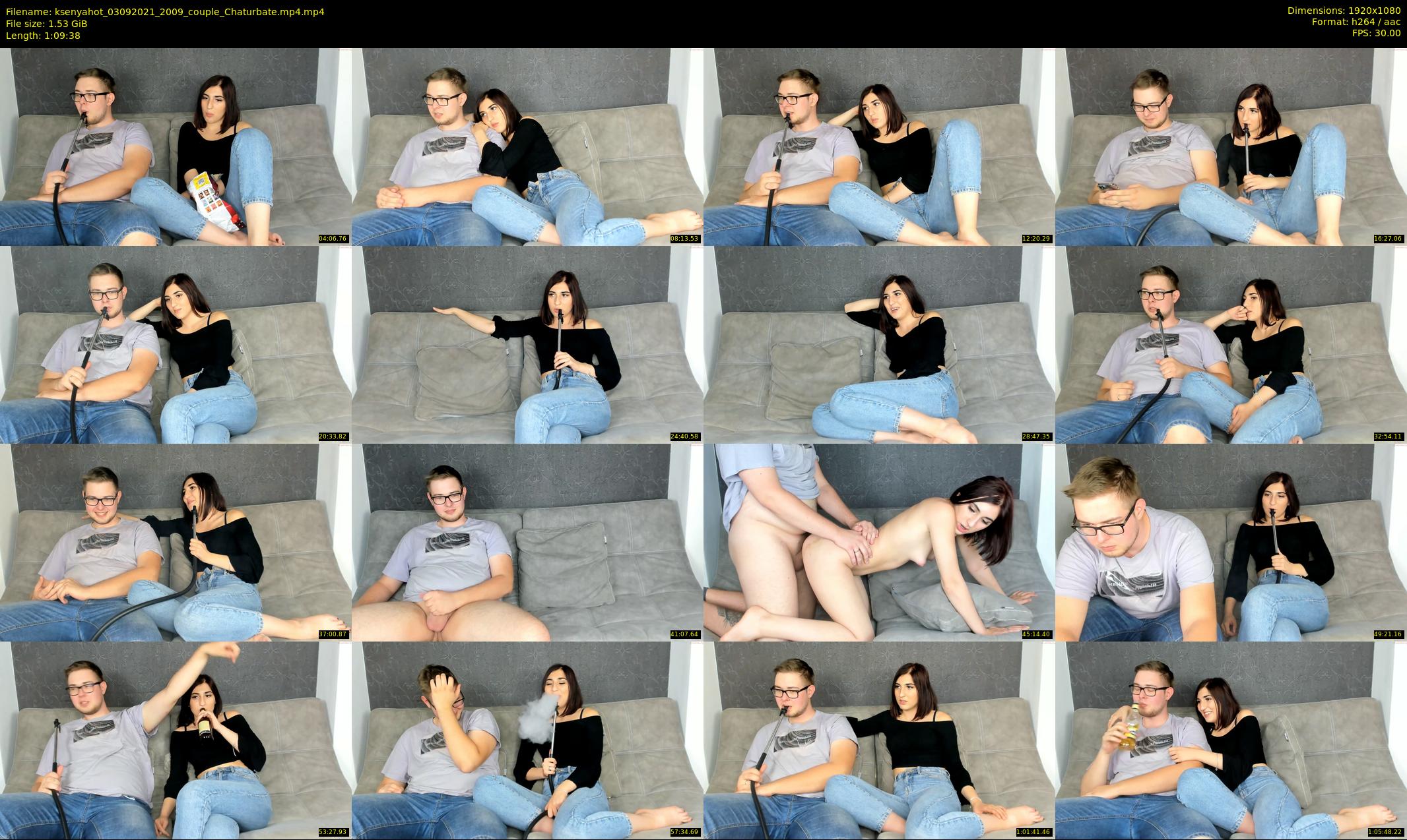 ksenyahot — 70 minute Chaturbate couple cam show recording, 1080p, Sep 3, 2021