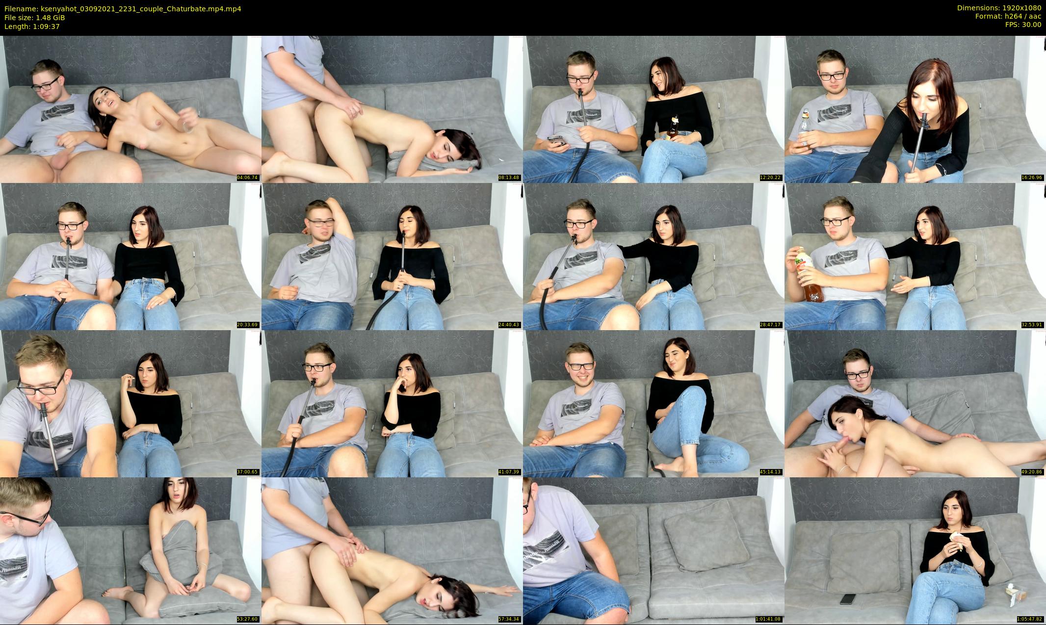 ksenyahot — 70 minute Chaturbate couple cam show recording, 1080p, Sep 3, 2021