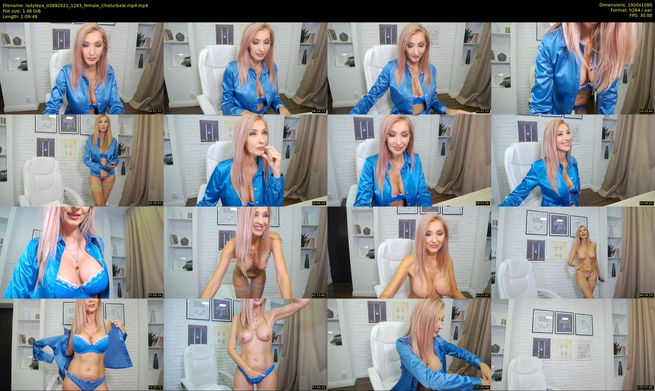ladyleea — 70 minute Chaturbate female cam show recording, 1080p, Sep 3, 2021