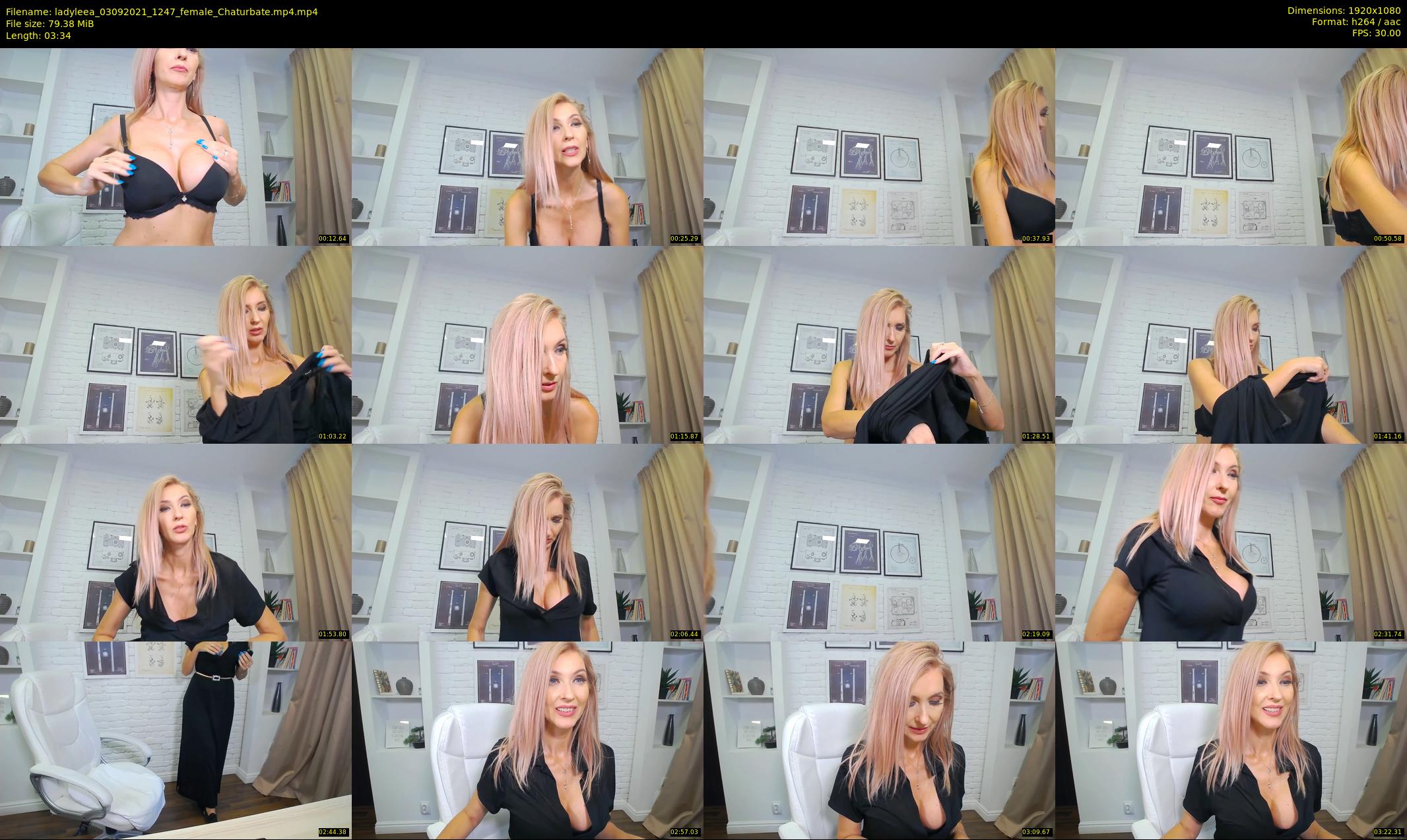 ladyleea — 4 minute Chaturbate female cam show recording, 1080p, Sep 3, 2021