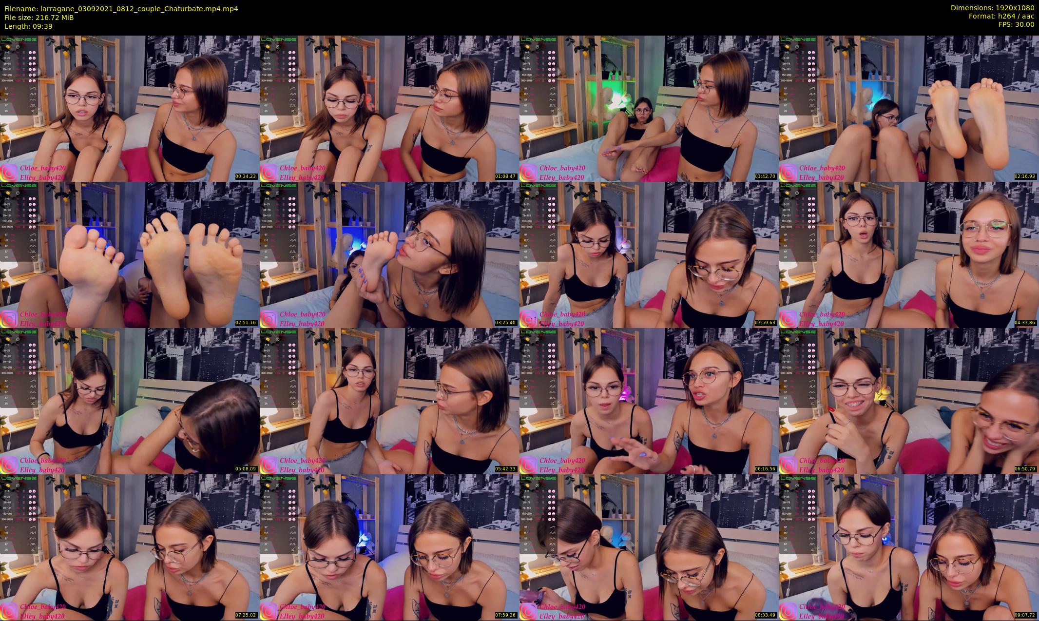 larragane — 10 minute Chaturbate couple cam show recording, 1080p, Sep 3, 2021