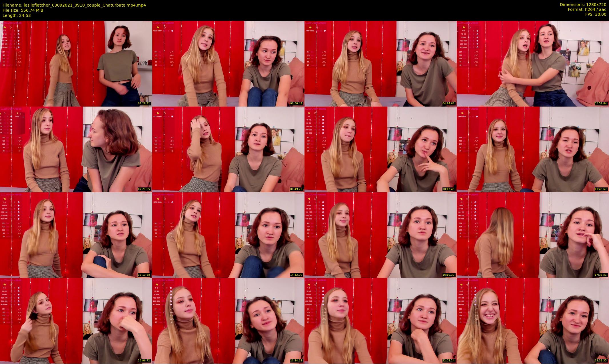 lesliefletcher — 25 minute Chaturbate couple cam show recording, 720p, Sep 3, 2021