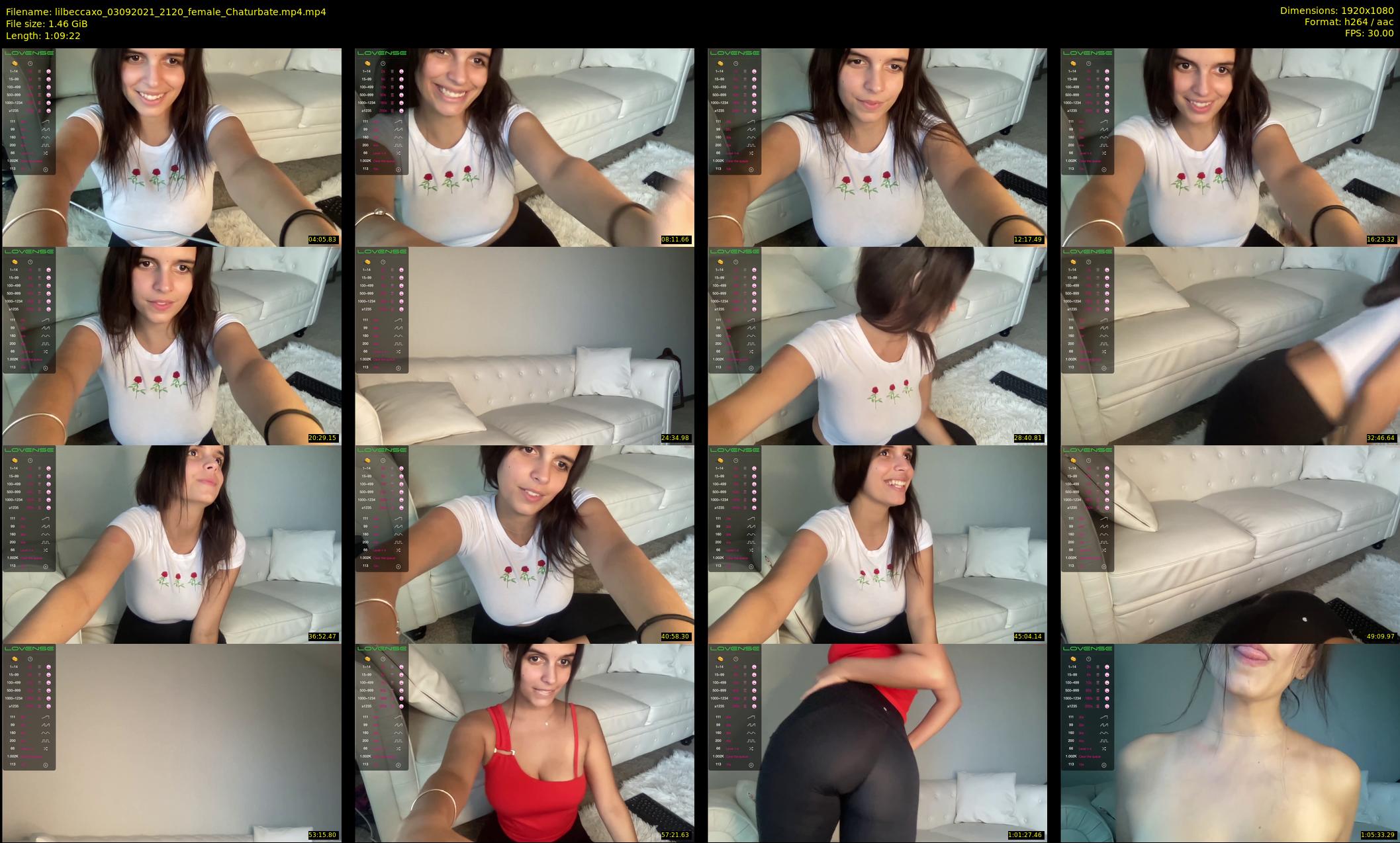 lilbeccaxo — 70 minute Chaturbate female cam show recording, 1080p, Sep 3, 2021