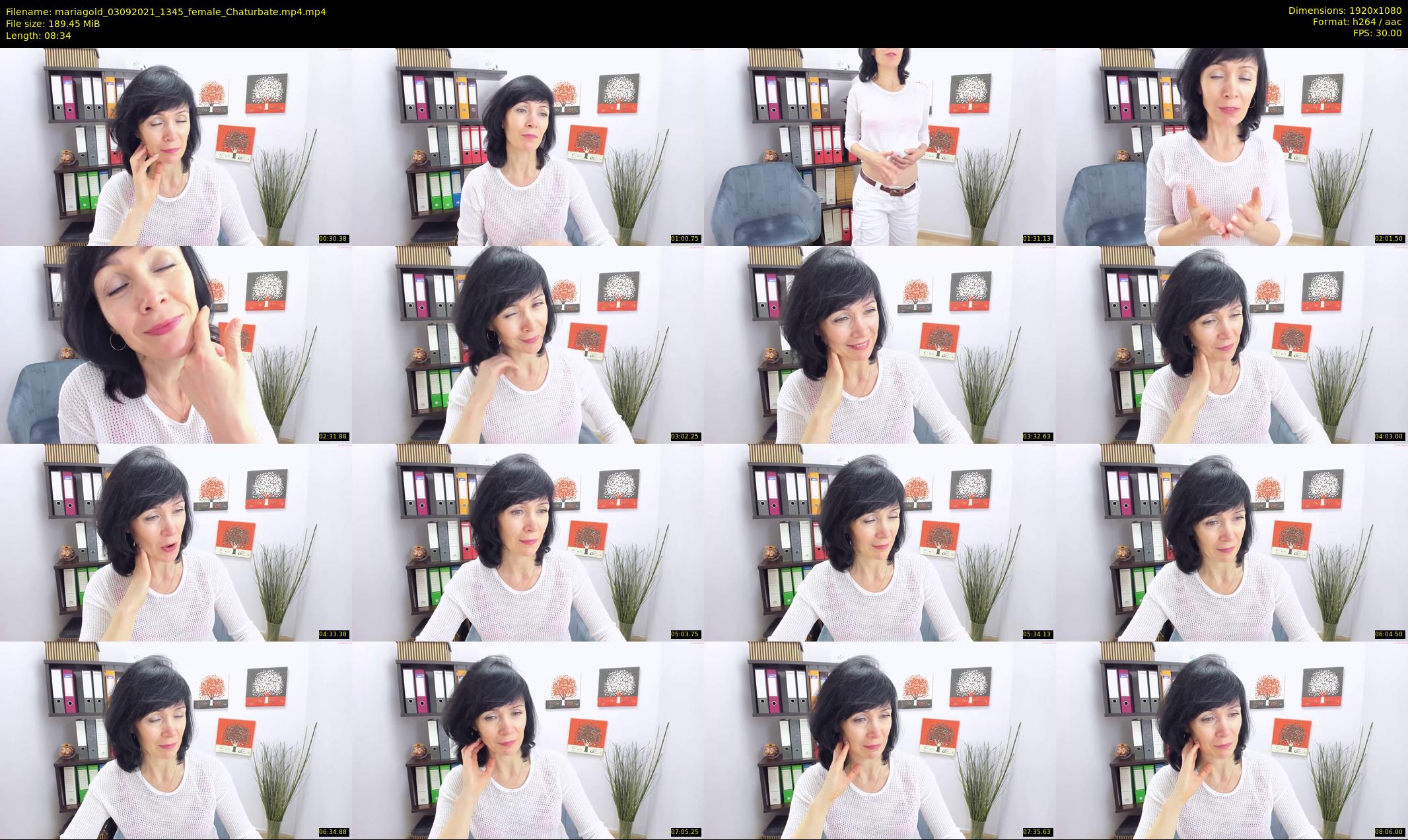 mariagold — 9 minute Chaturbate female cam show recording, 1080p, Sep 3, 2021