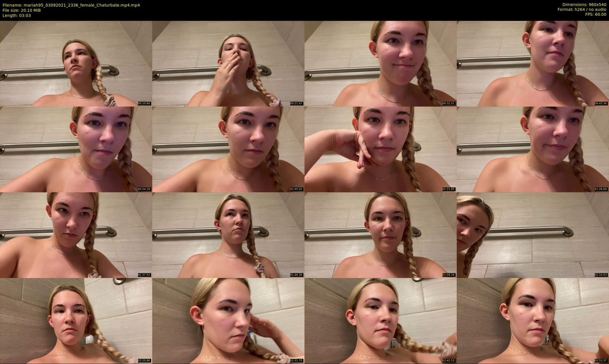 mariah95 — 4 minute Chaturbate female cam show recording, 480p, Sep 3, 2021
