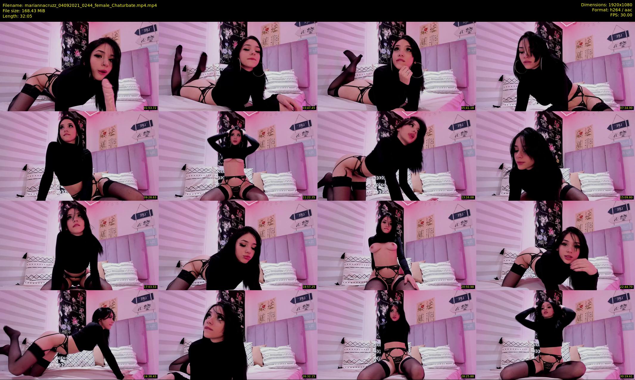 mariannacruzz — 33 minute Chaturbate female cam show recording, 1080p, Sep 4, 2021
