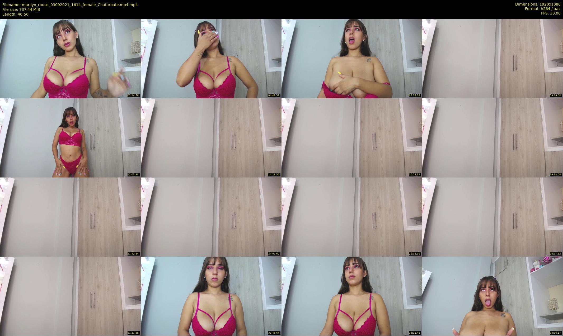 marilyn_rouse — 41 minute Chaturbate female cam show recording, 1080p, Sep 3, 2021