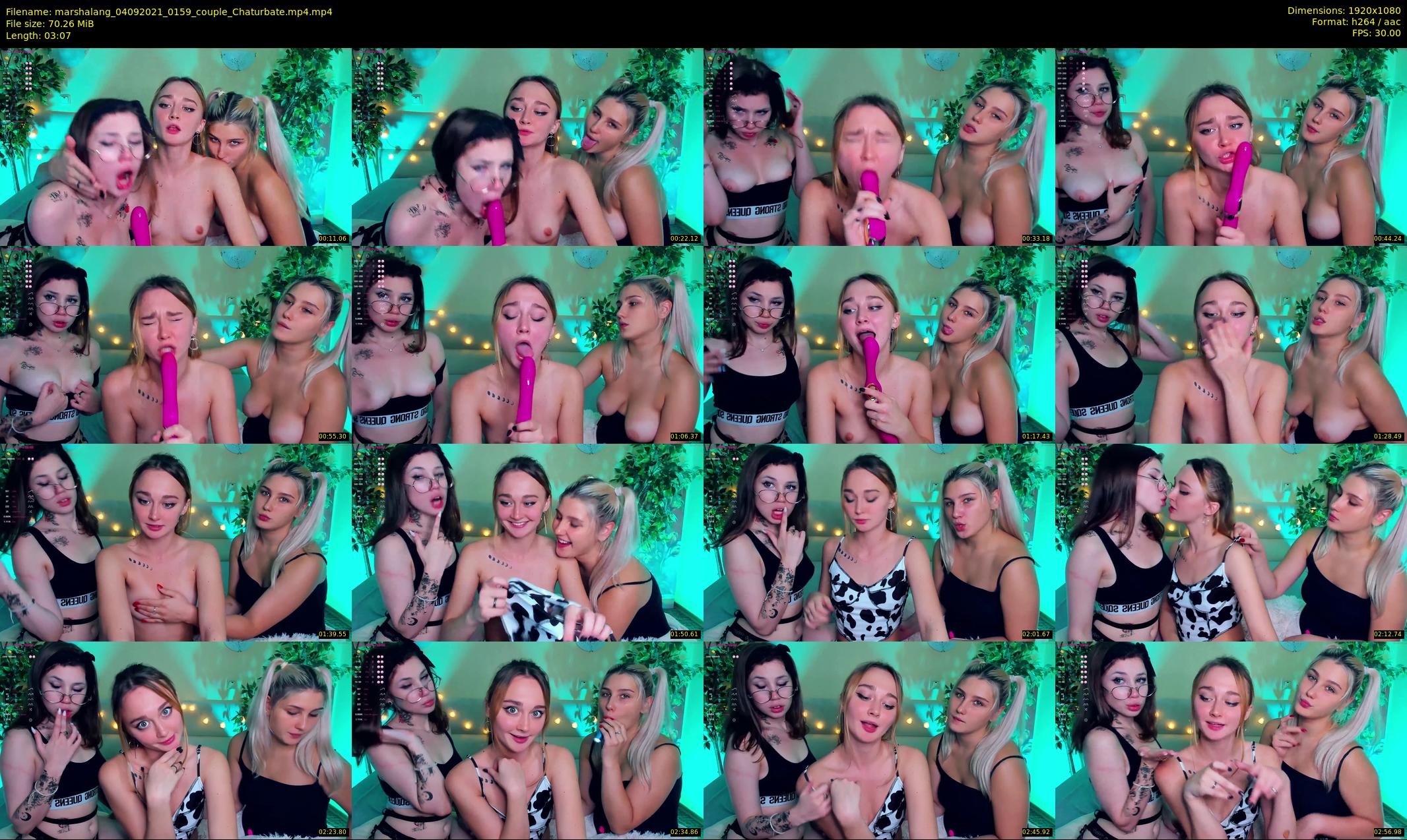 marshalang — 4 minute Chaturbate couple cam show recording, 1080p, Sep 4, 2021