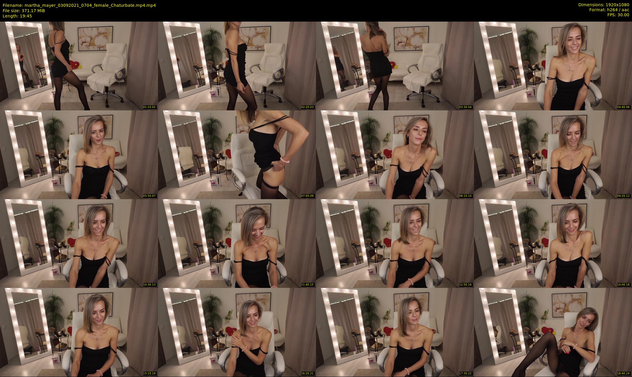martha_mayer — 20 minute Chaturbate female cam show recording, 1080p, Sep 3, 2021