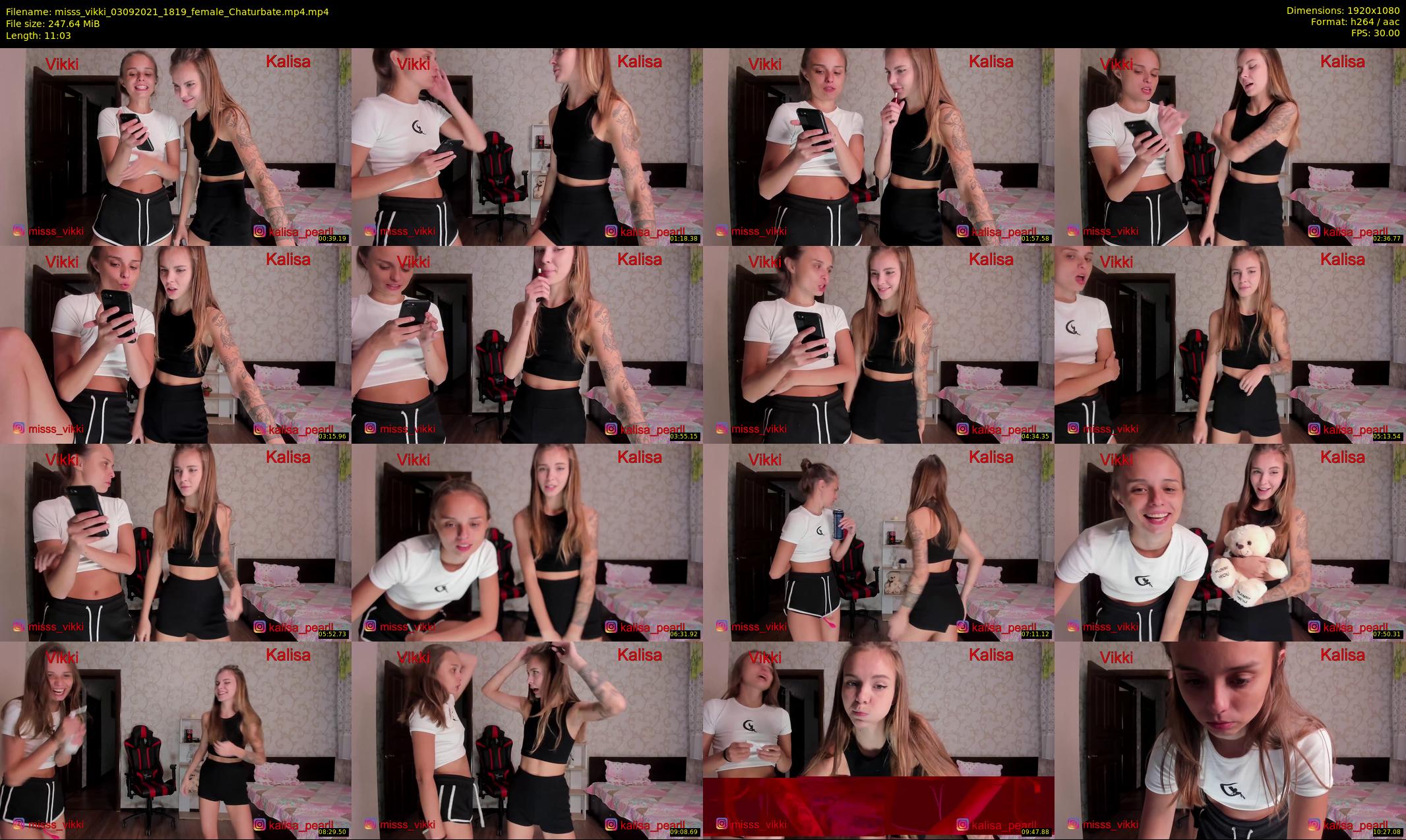 misss_vikki — 12 minute Chaturbate female cam show recording, 1080p, Sep 3, 2021