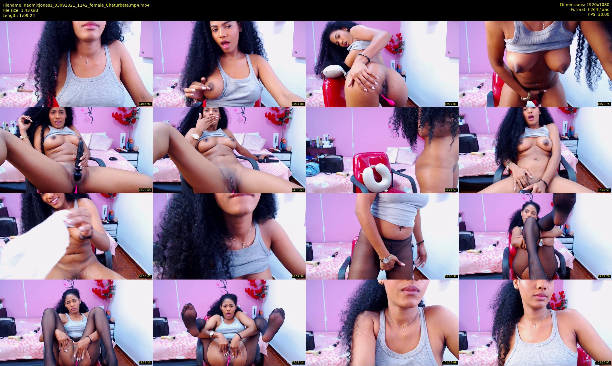 naomixjones1 — 70 minute Chaturbate female cam show recording, 1080p, Sep 3, 2021