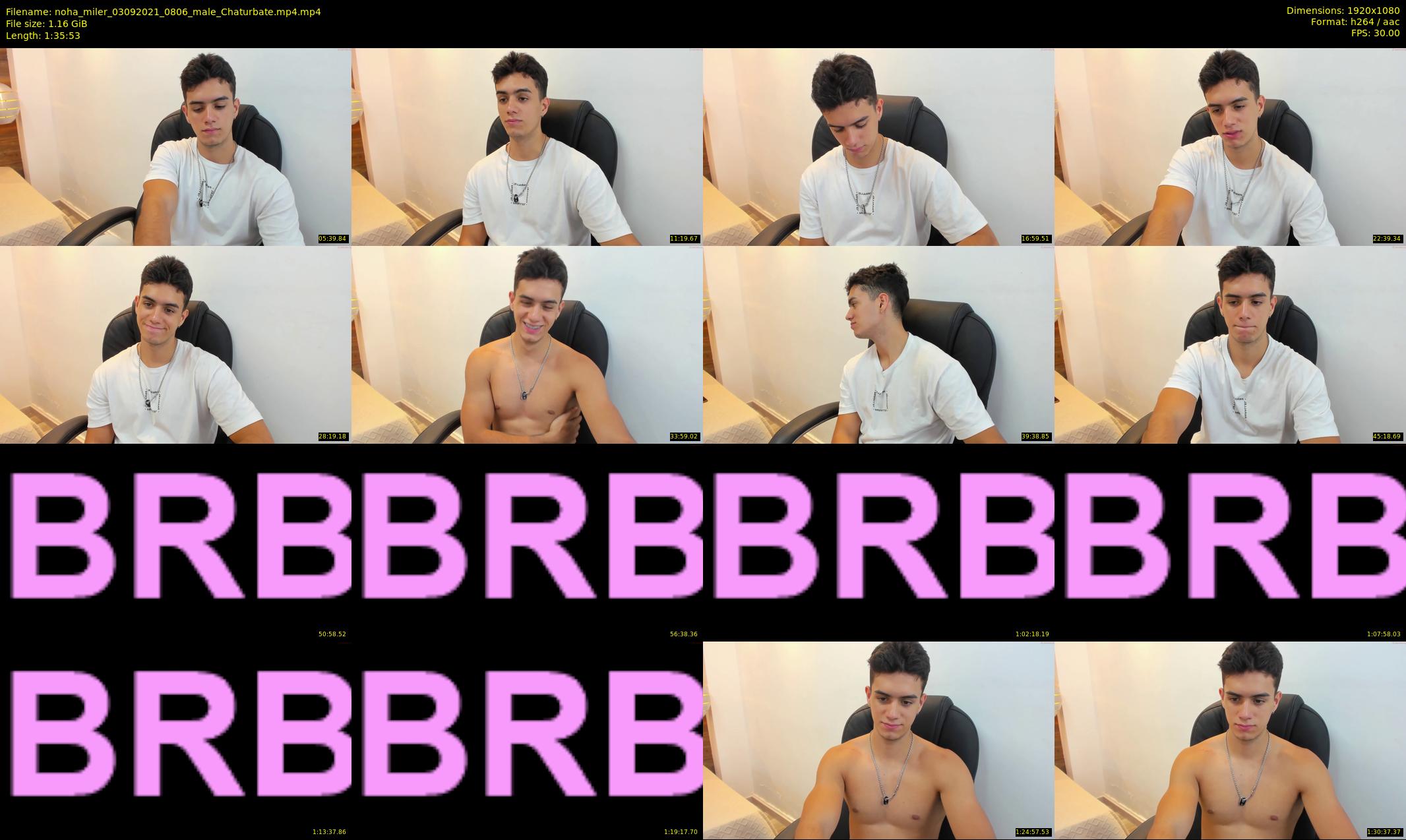 noha_miler — 96 minute Chaturbate male cam show recording, 1080p, Sep 3, 2021