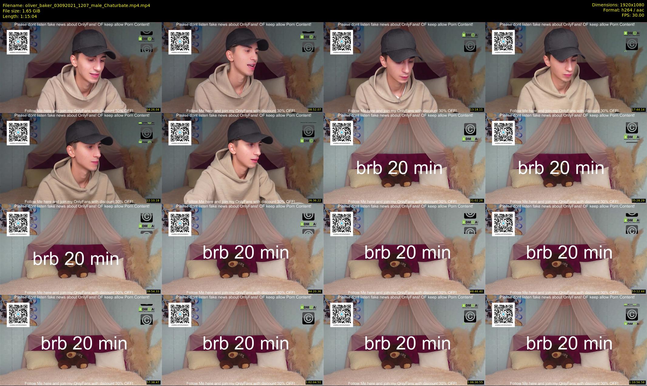 oliver_baker — 76 minute Chaturbate male cam show recording, 1080p, Sep 3, 2021
