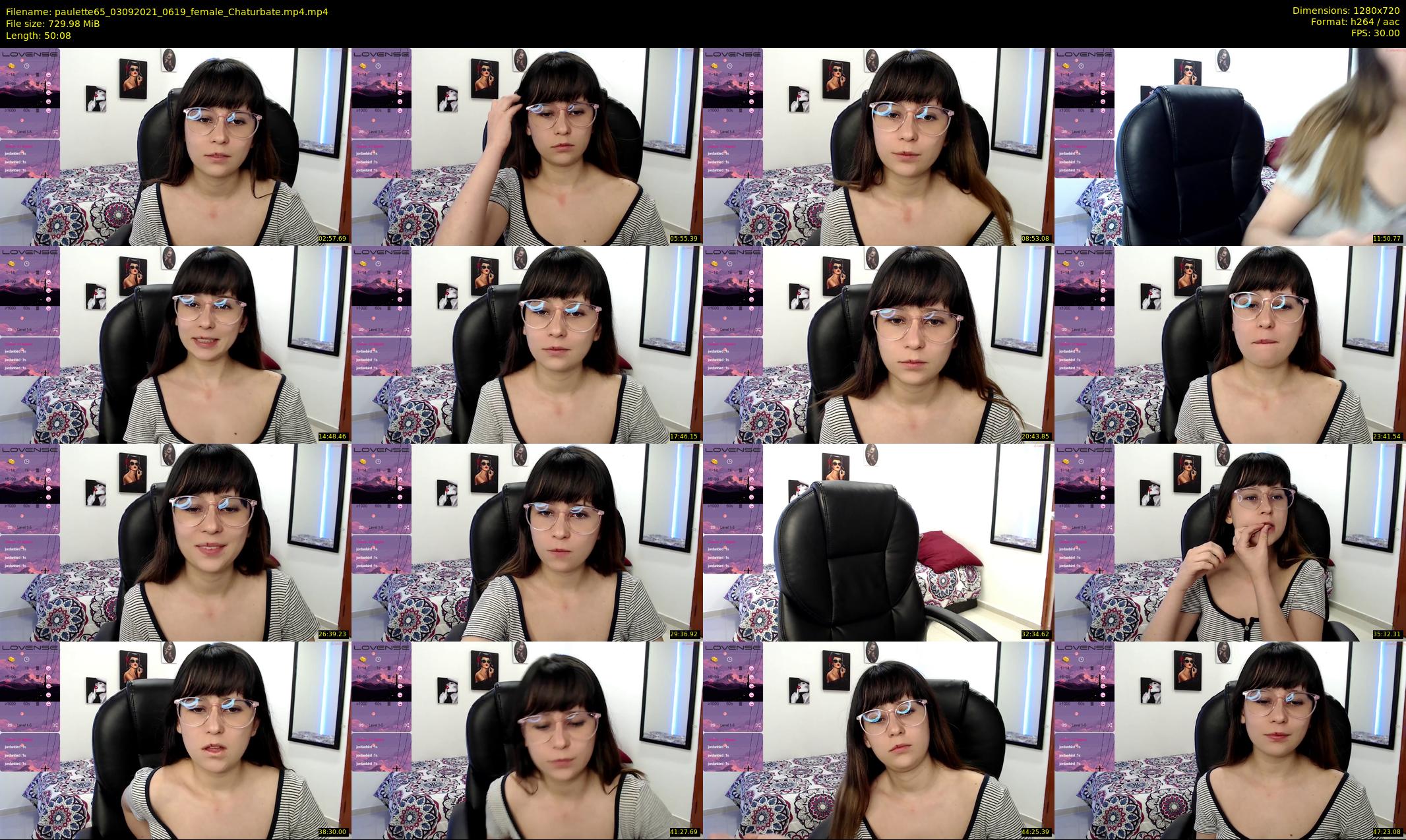 paulette65 — 51 minute Chaturbate female cam show recording, 720p, Sep 3, 2021