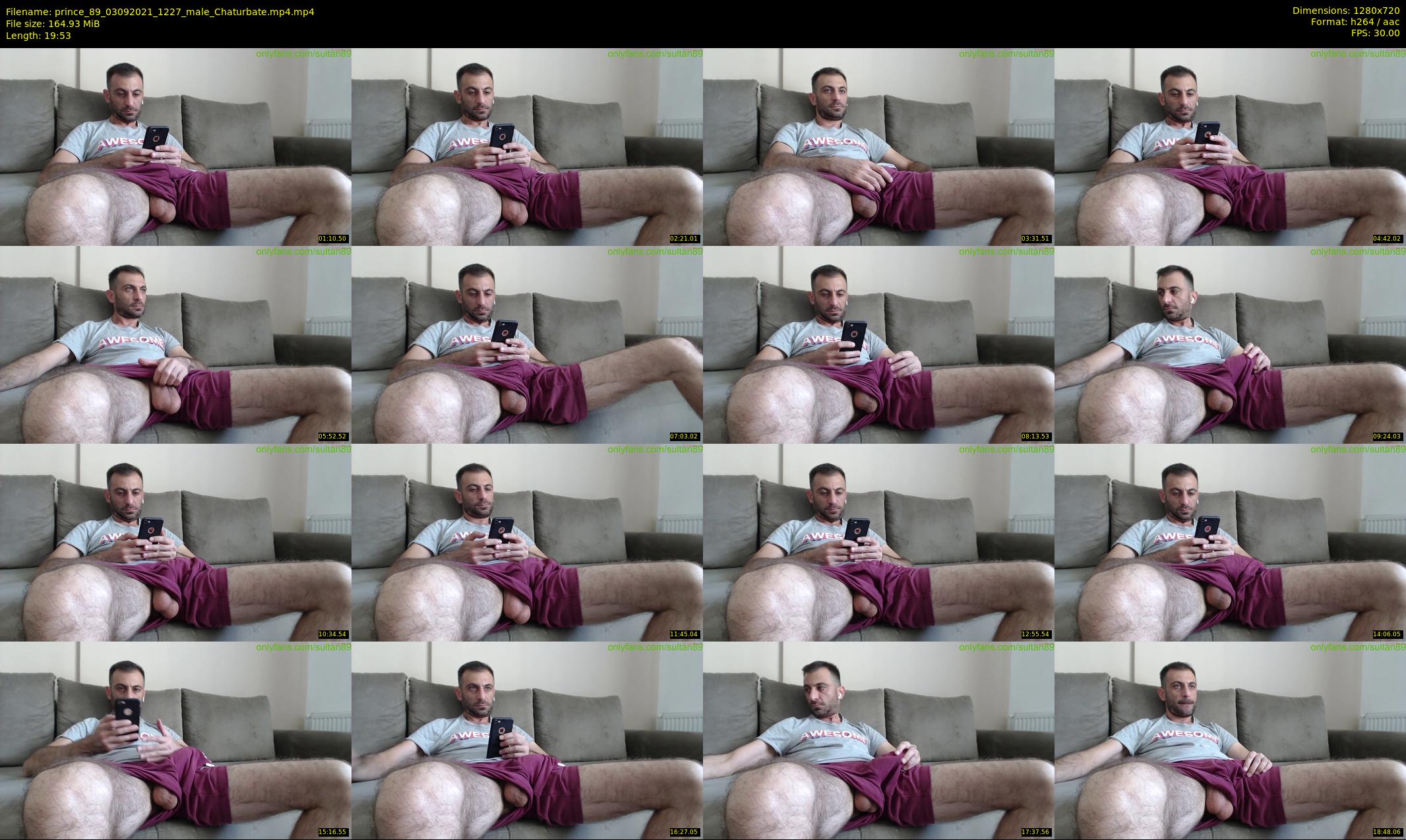 prince_89 — 20 minute Chaturbate male cam show recording, 720p, Sep 3, 2021